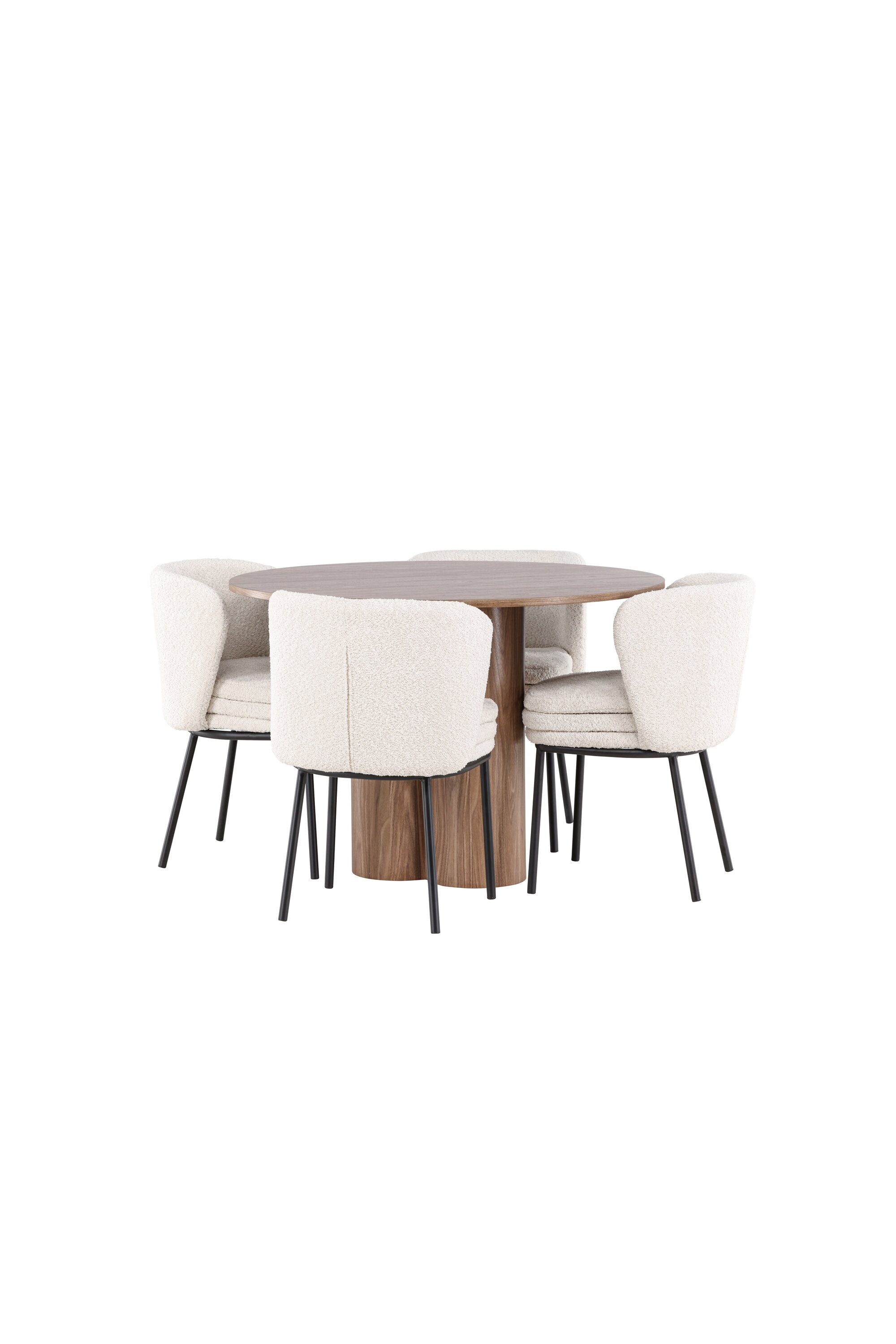 Olivia Matbord med Agnes Matstol-GR Dining Set-Venture Home-peaceofhome.se