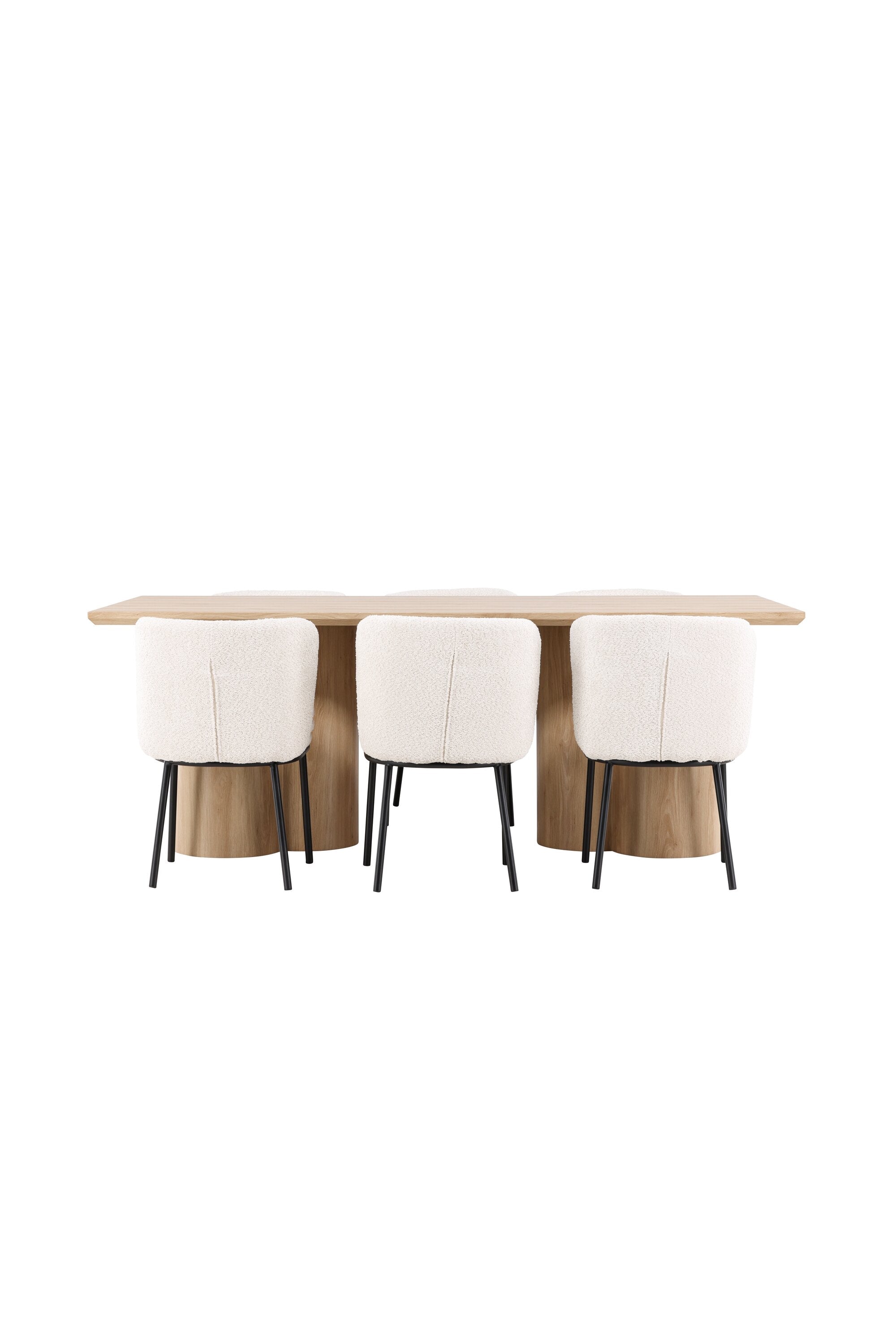 Olivia Matbord med Agnes Matstol-GR Dining Set-Venture Home-peaceofhome.se