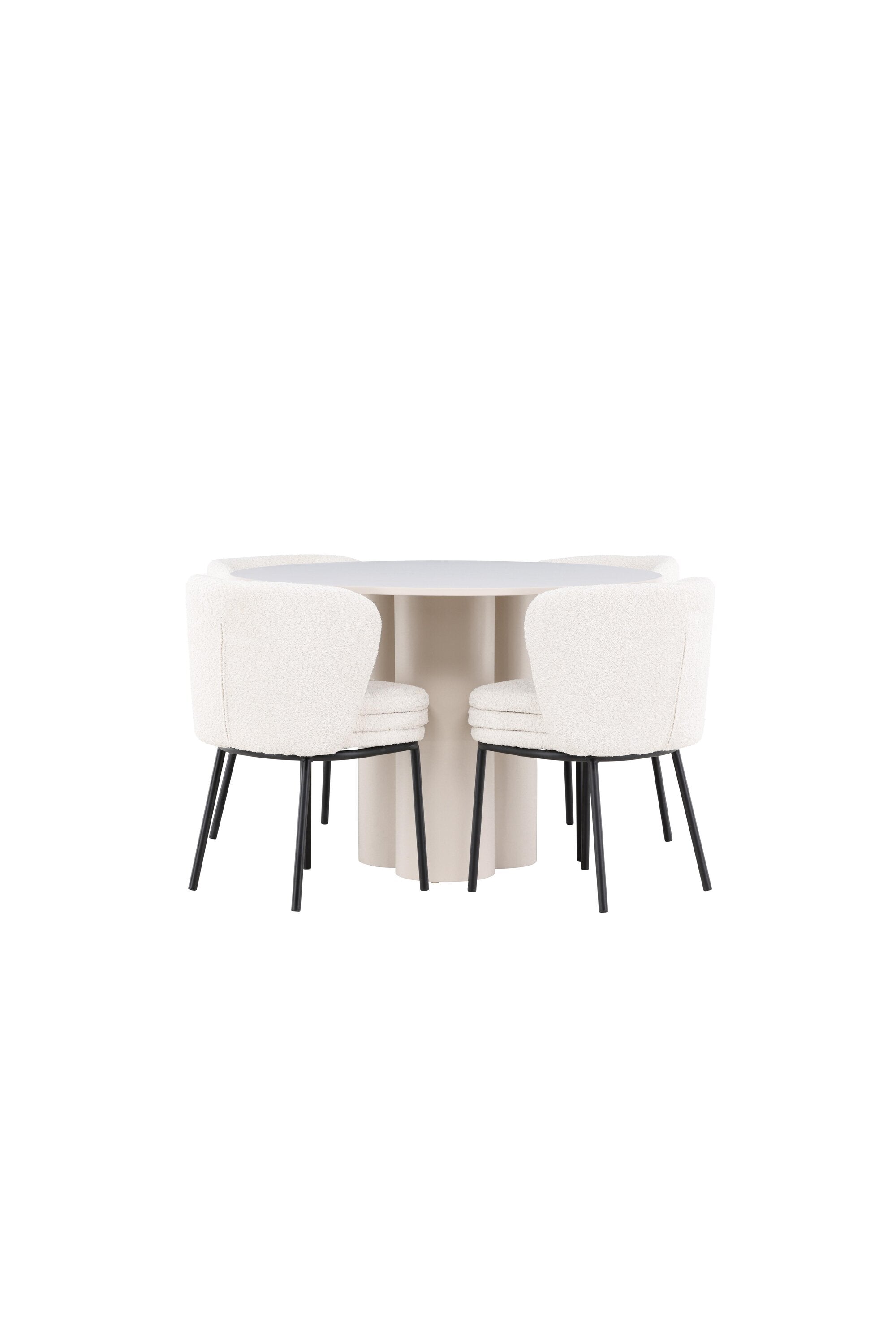 Olivia Matbord med Agnes Matstol-GR Dining Set-Venture Home-peaceofhome.se