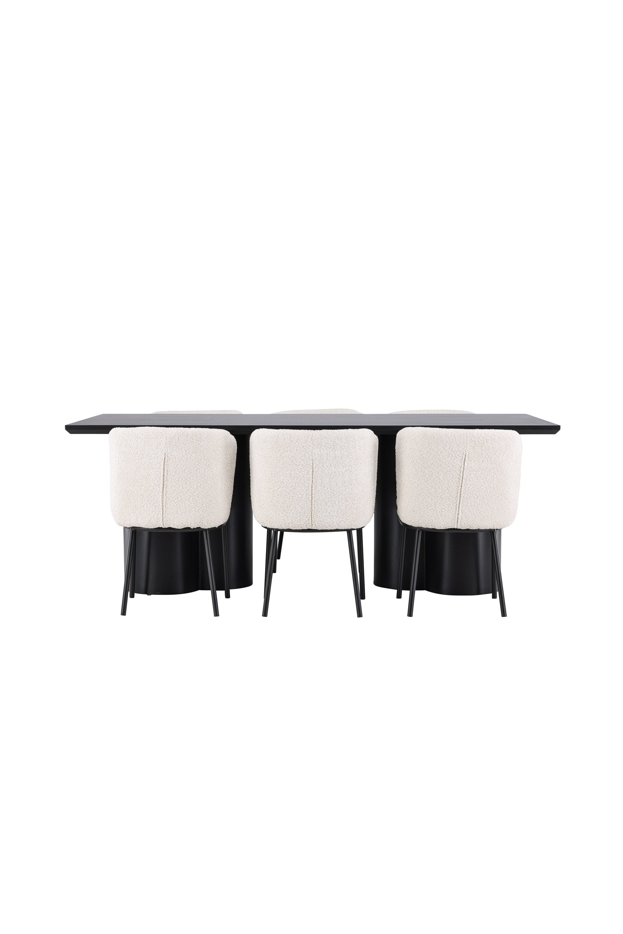 Olivia Matbord med Agnes Matstol-GR Dining Set-Venture Home-peaceofhome.se