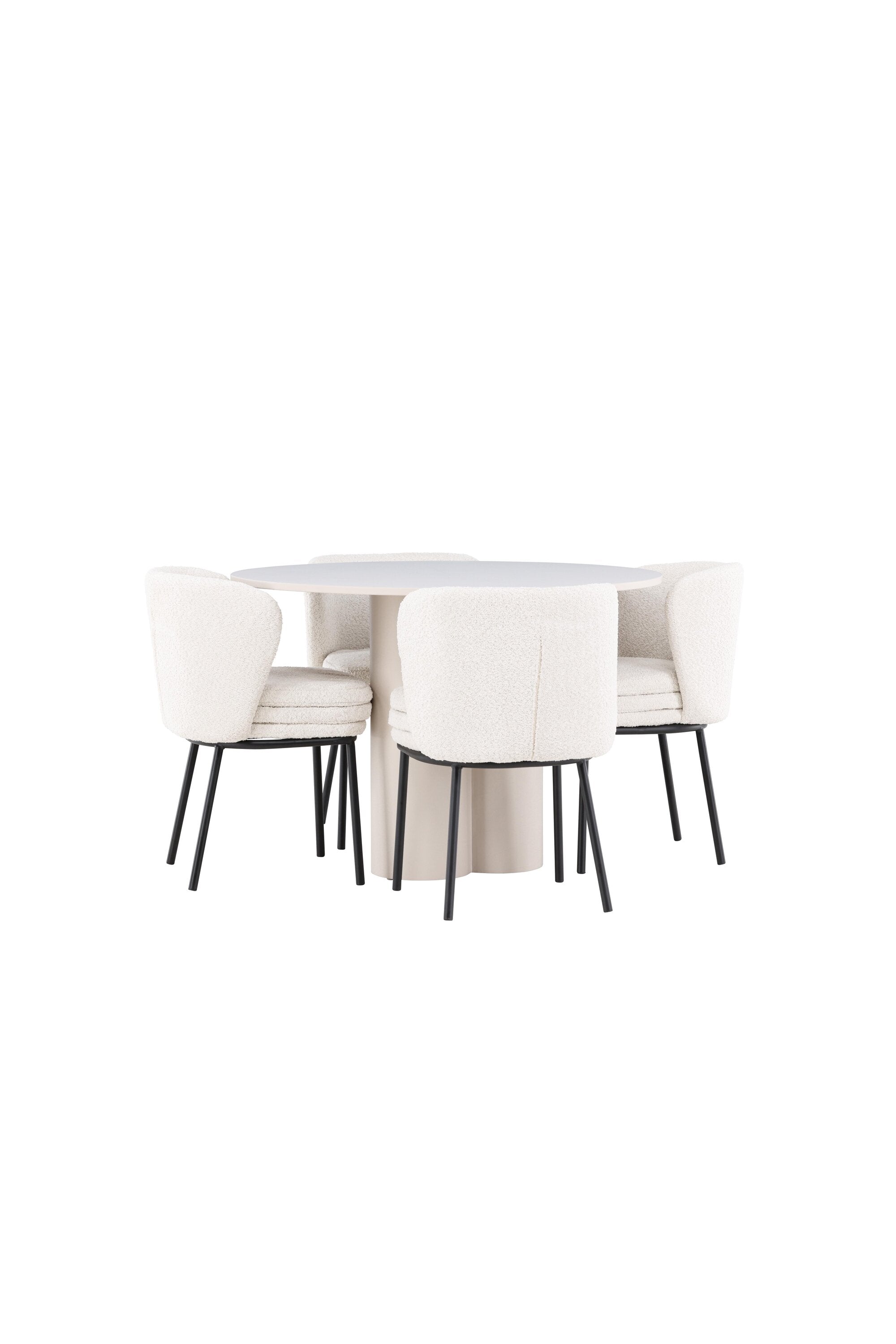 Olivia Matbord med Agnes Matstol-GR Dining Set-Venture Home-peaceofhome.se