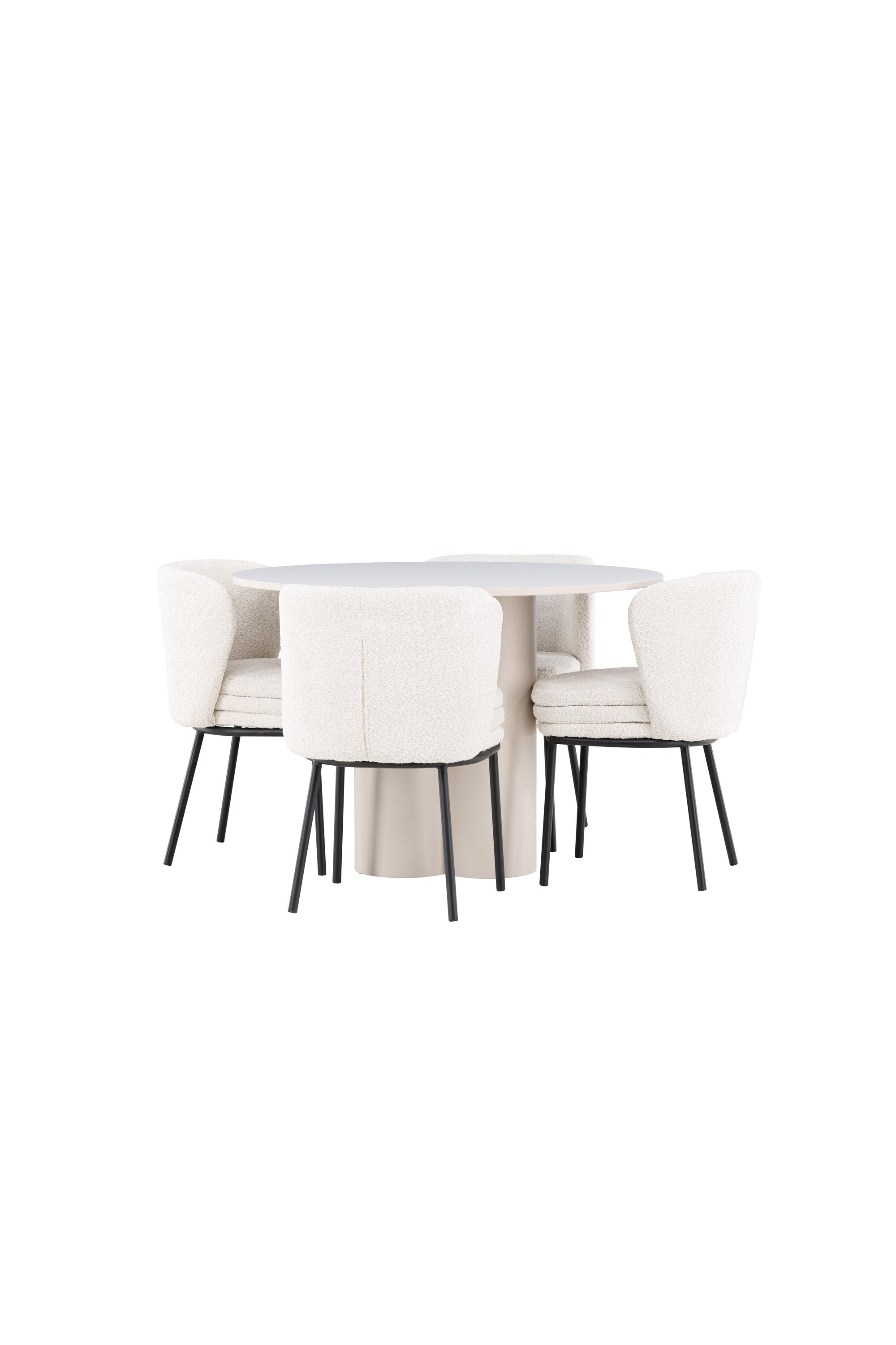 Olivia Matbord med Agnes Matstol-GR Dining Set-Venture Home-peaceofhome.se