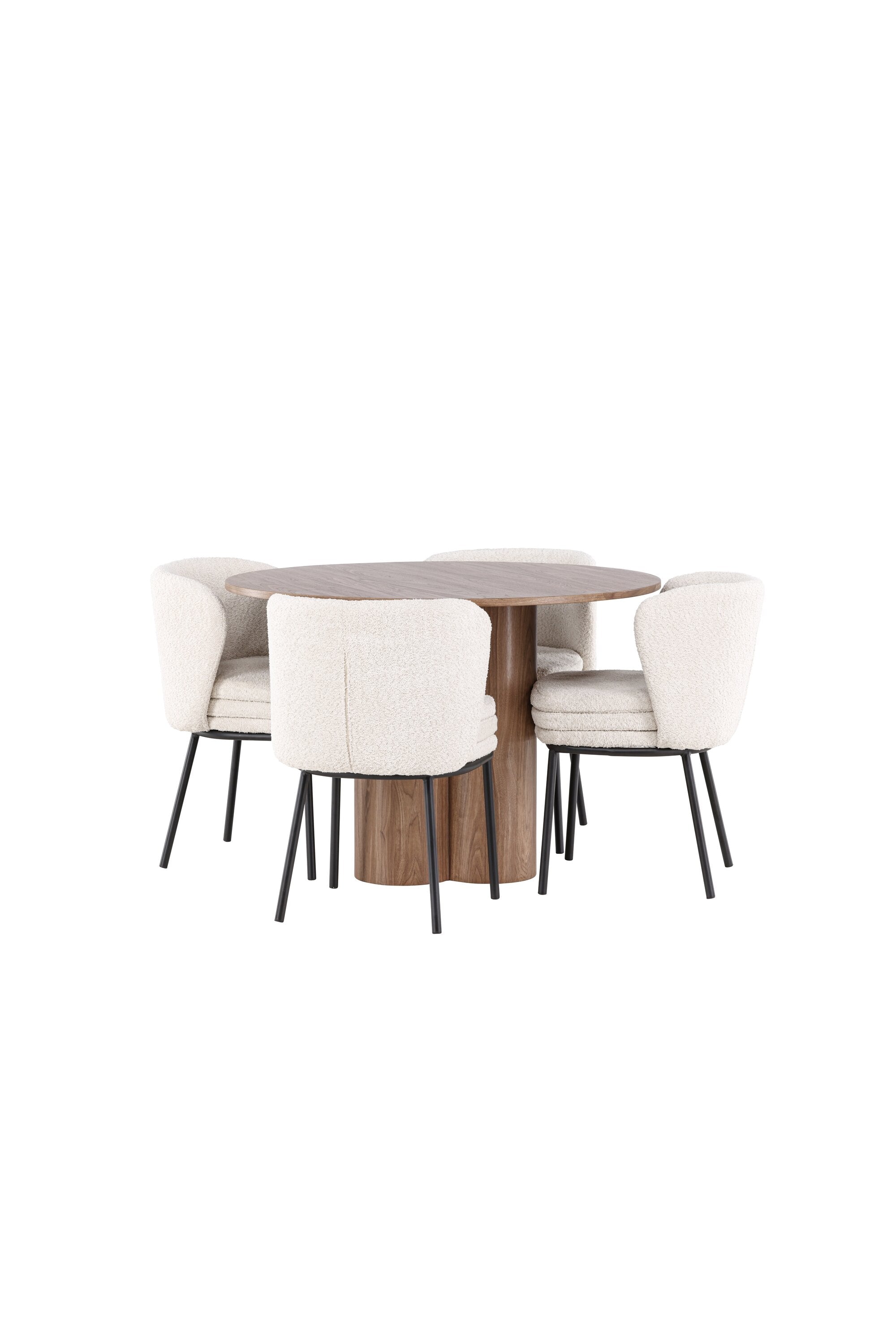 Olivia Matbord med Agnes Matstol-GR Dining Set-Venture Home-peaceofhome.se