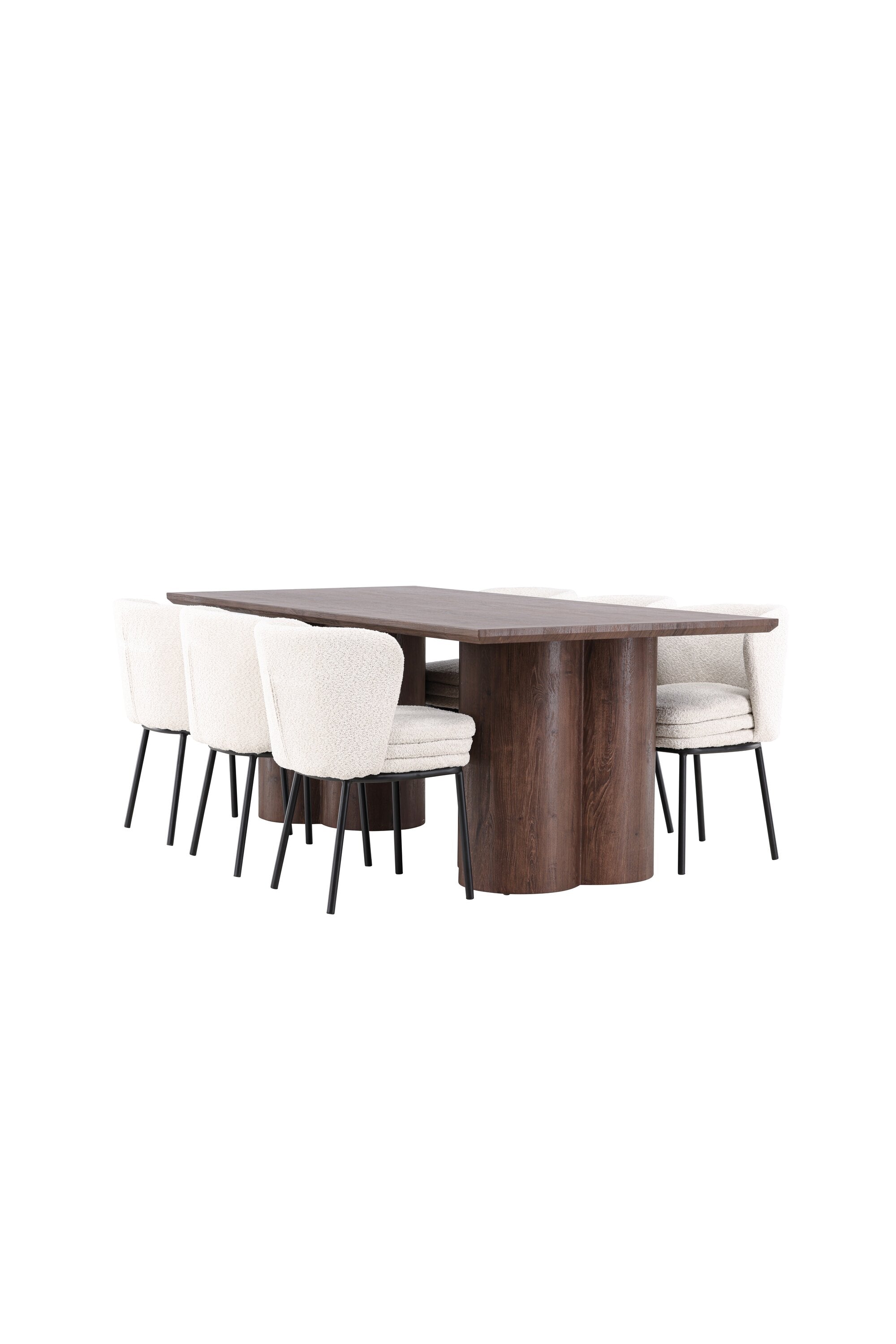 Olivia Matbord med Agnes Matstol-GR Dining Set-Venture Home-peaceofhome.se