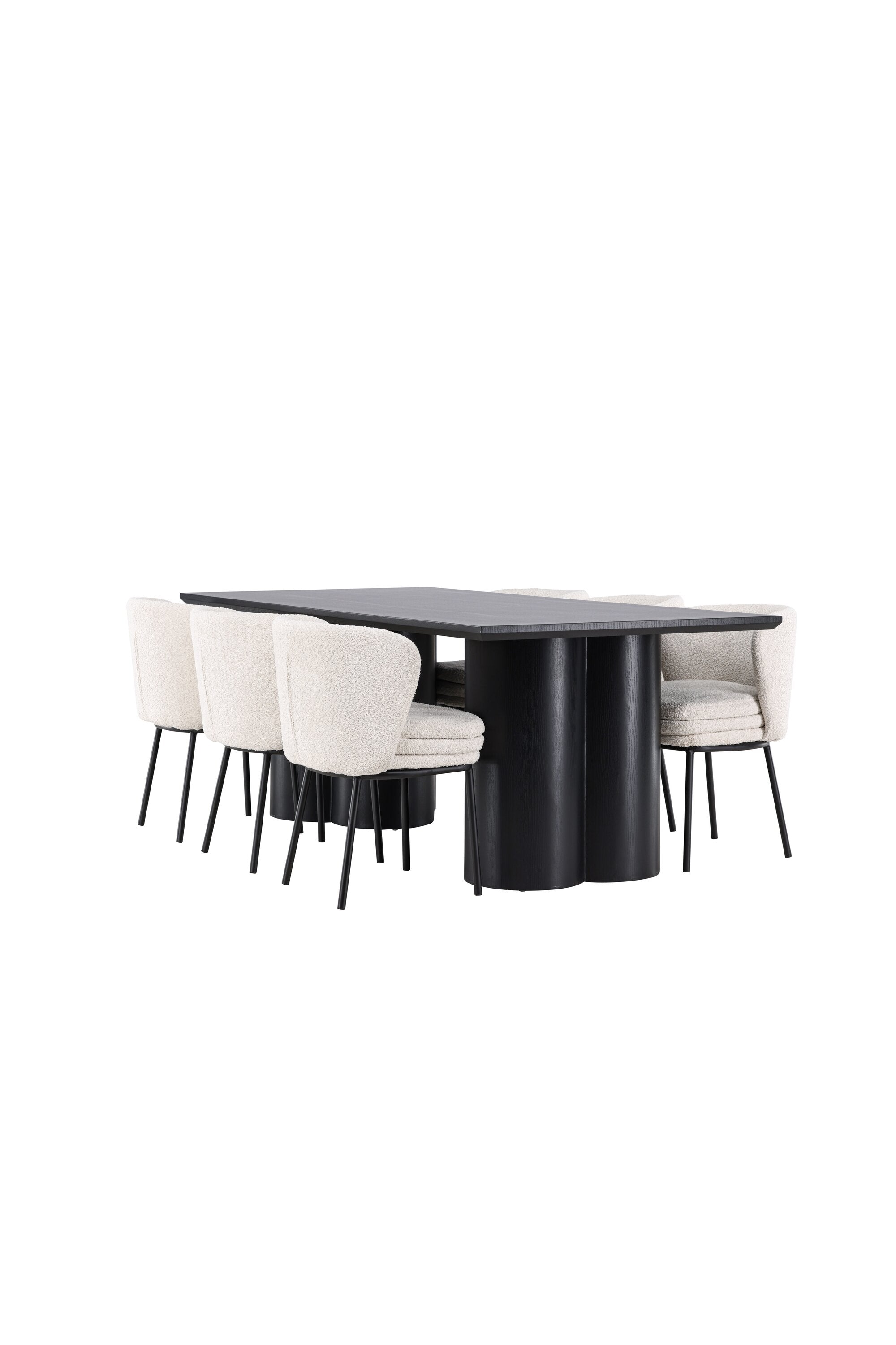 Olivia Matbord med Agnes Matstol-GR Dining Set-Venture Home-peaceofhome.se