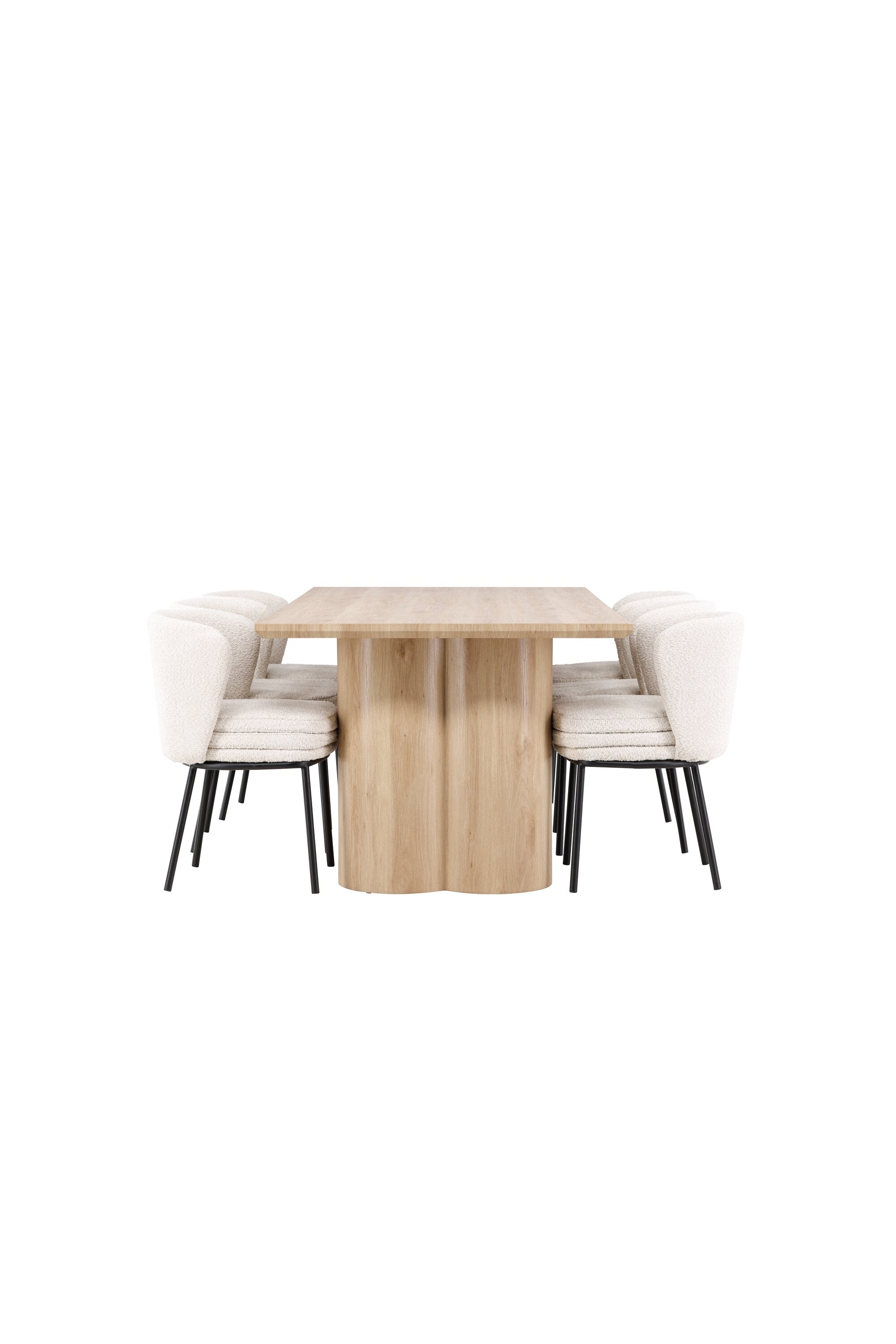 Olivia Matbord med Agnes Matstol-GR Dining Set-Venture Home-peaceofhome.se