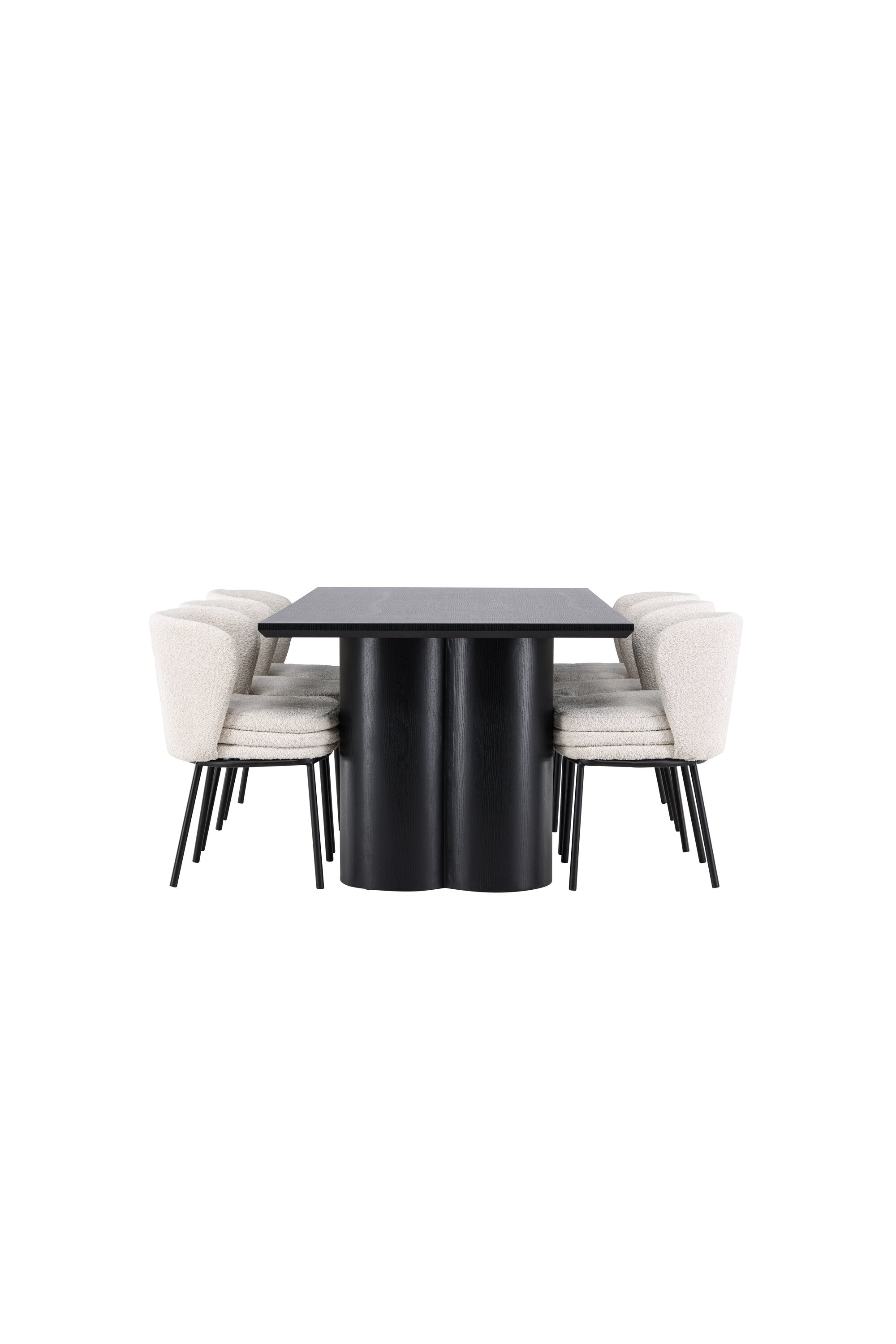 Olivia Matbord med Agnes Matstol-GR Dining Set-Venture Home-peaceofhome.se