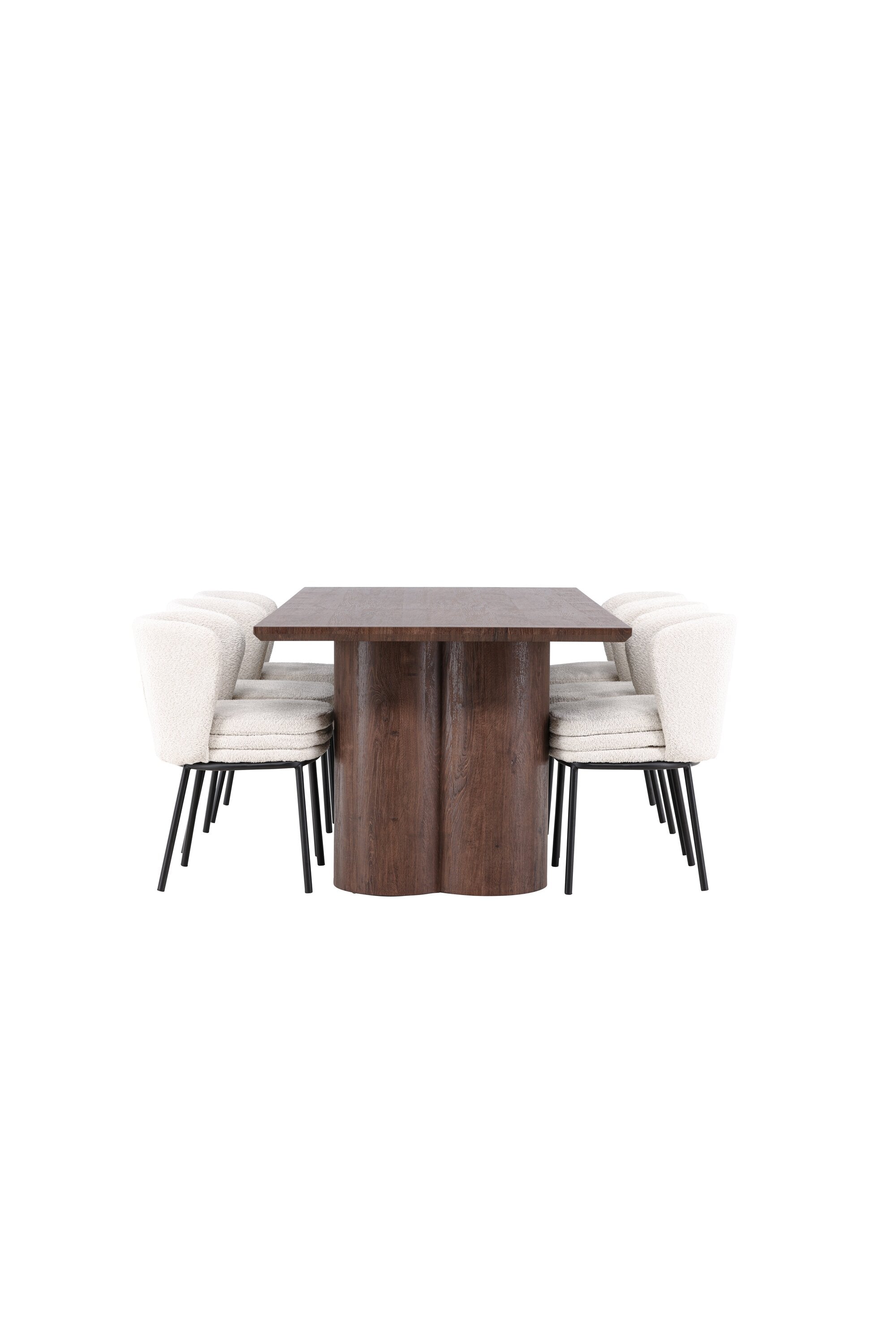 Olivia Matbord med Agnes Matstol-GR Dining Set-Venture Home-peaceofhome.se