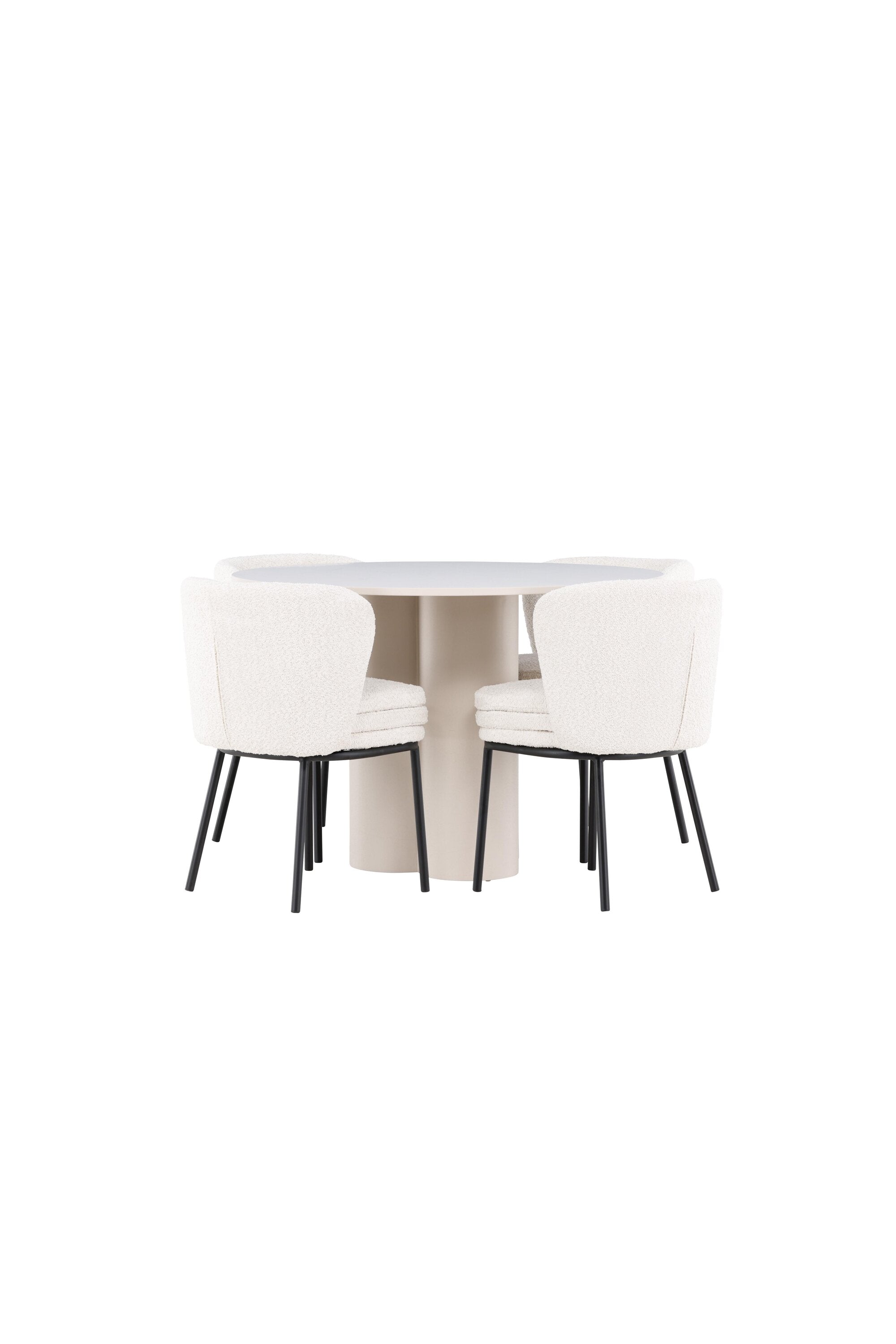 Olivia Matbord med Agnes Matstol-GR Dining Set-Venture Home-peaceofhome.se