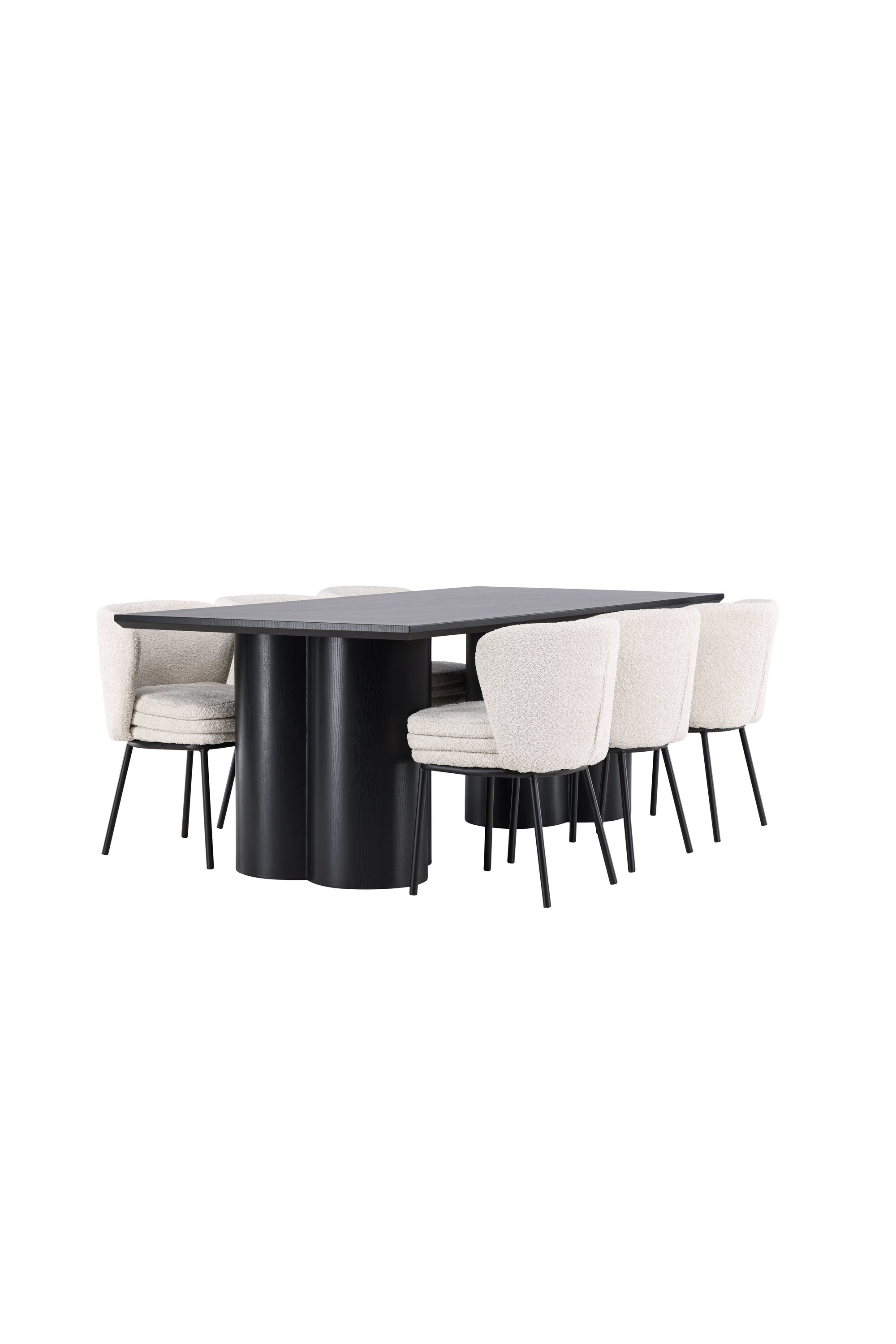 Olivia Matbord med Agnes Matstol-GR Dining Set-Venture Home-peaceofhome.se