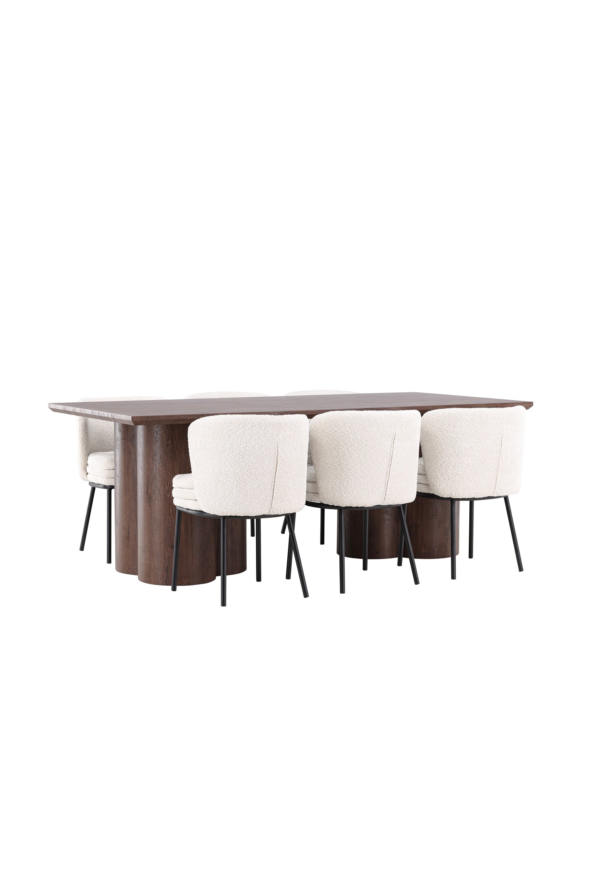 Olivia Matbord med Agnes Matstol-GR Dining Set-Venture Home-peaceofhome.se