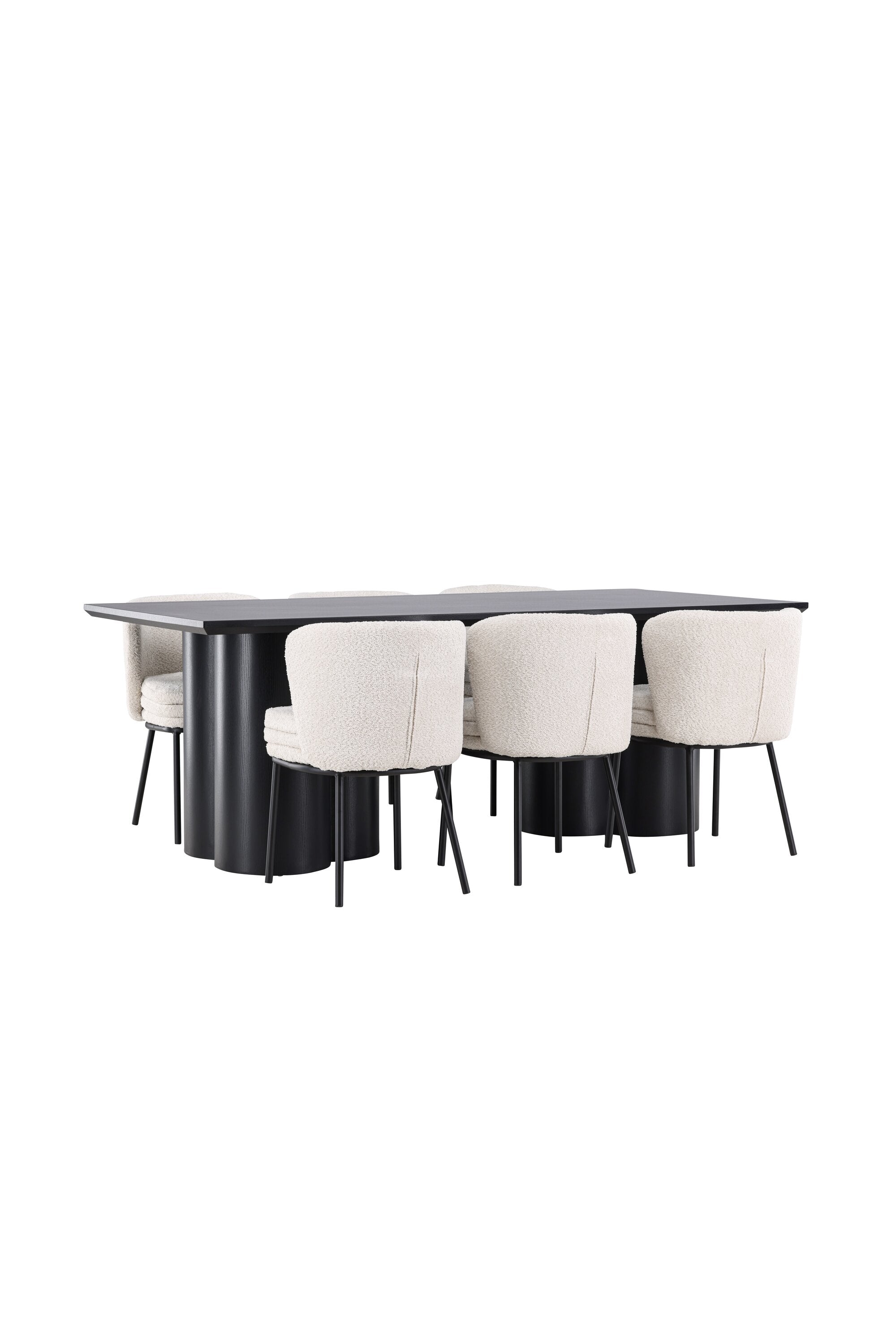 Olivia Matbord med Agnes Matstol-GR Dining Set-Venture Home-peaceofhome.se