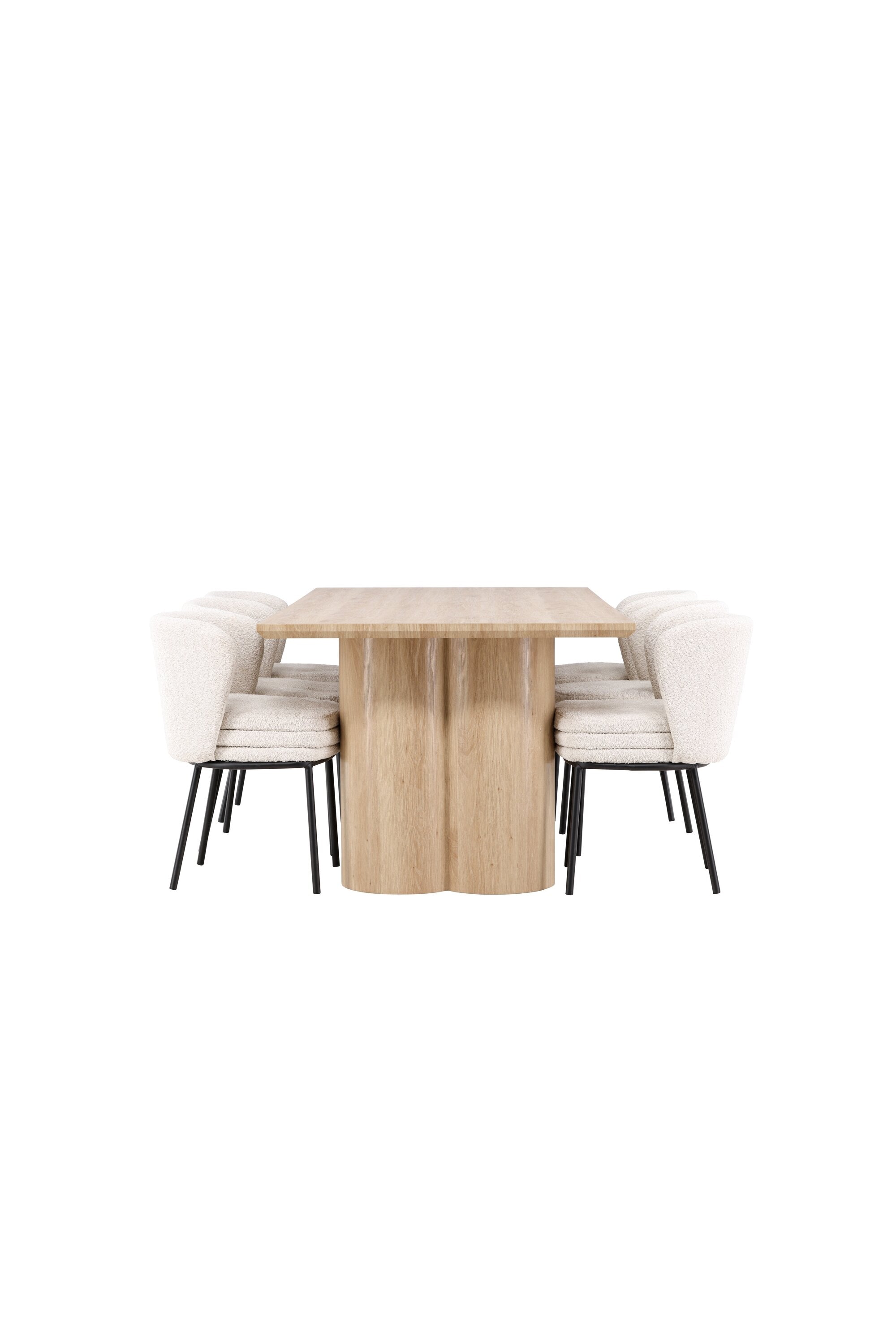 Olivia Matbord med Agnes Matstol-GR Dining Set-Venture Home-peaceofhome.se