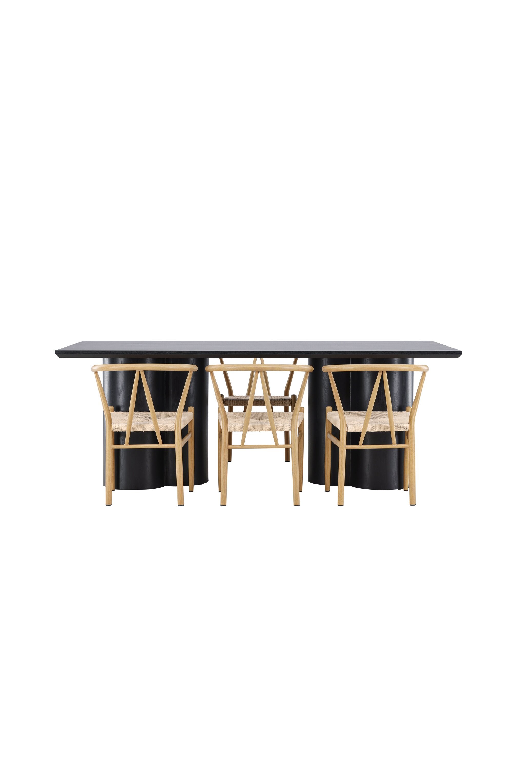 Olivia Matbord med Alfons Matstol-GR Dining Set-Venture Home-peaceofhome.se