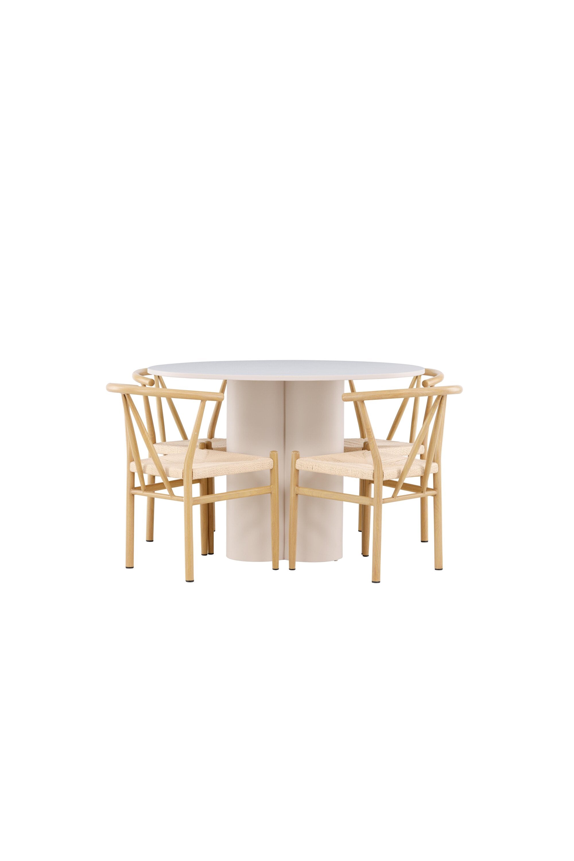 Olivia Matbord med Alfons Matstol-GR Dining Set-Venture Home-peaceofhome.se