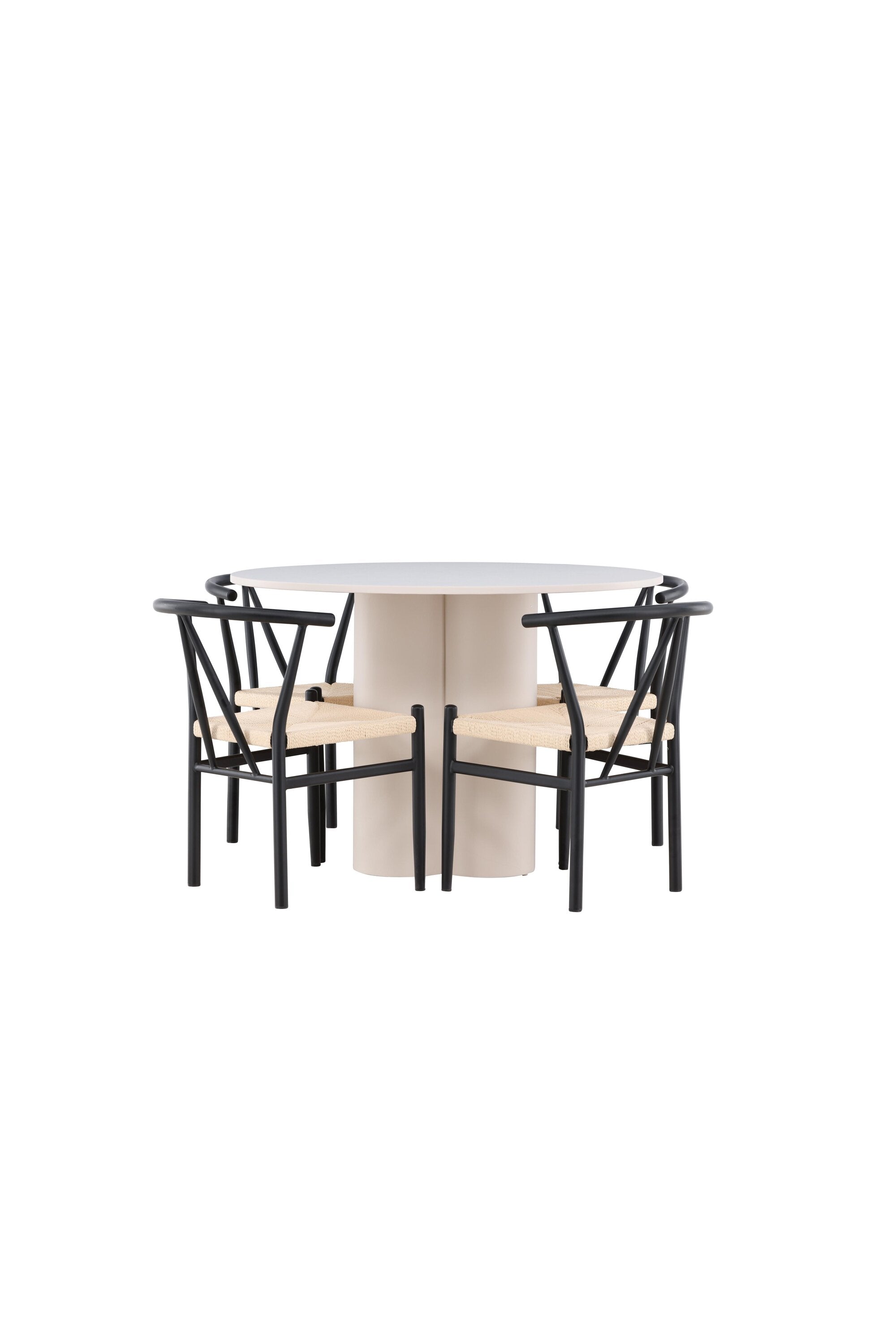 Olivia Matbord med Alfons Matstol-GR Dining Set-Venture Home-peaceofhome.se