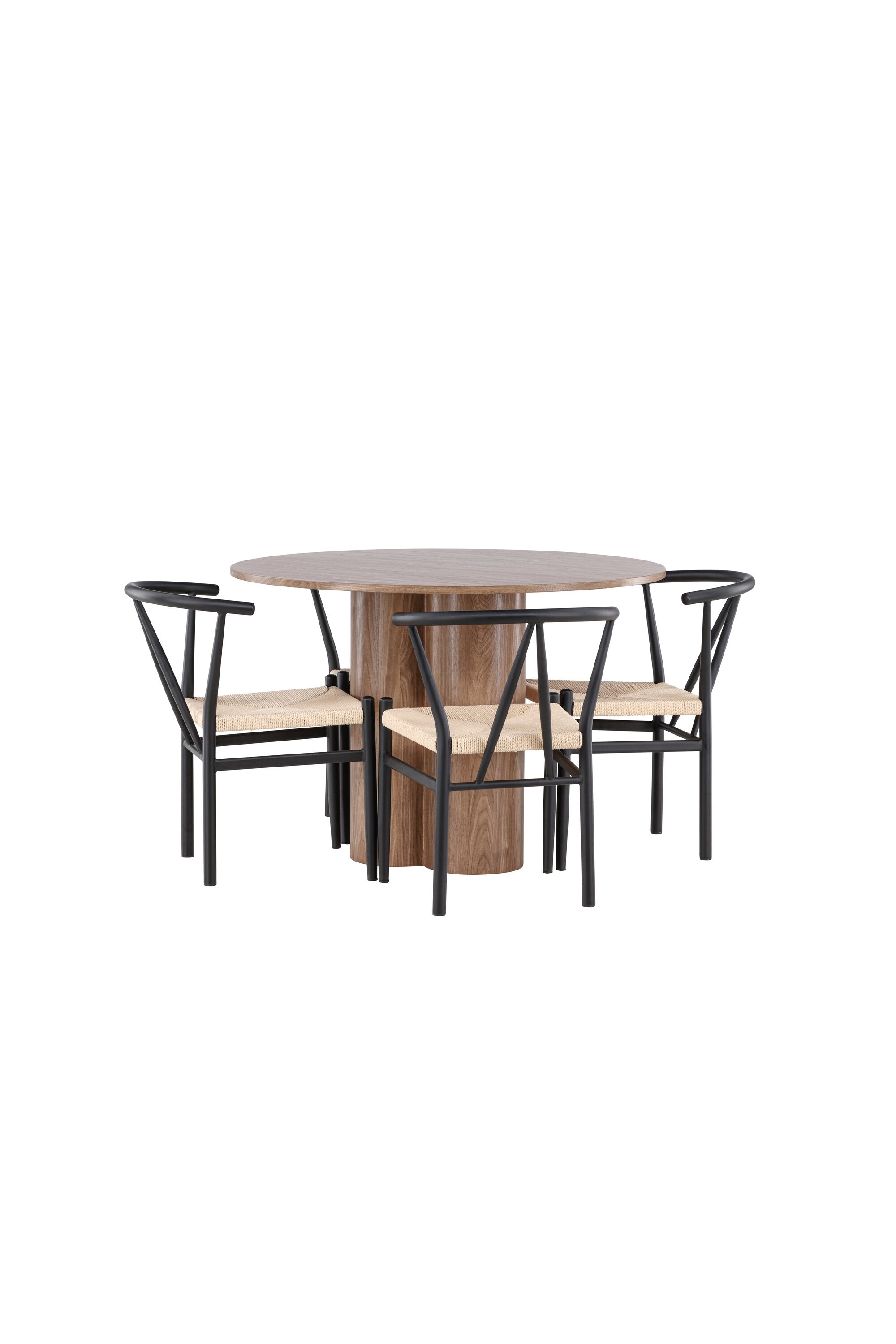 Olivia Matbord med Alfons Matstol-GR Dining Set-Venture Home-peaceofhome.se