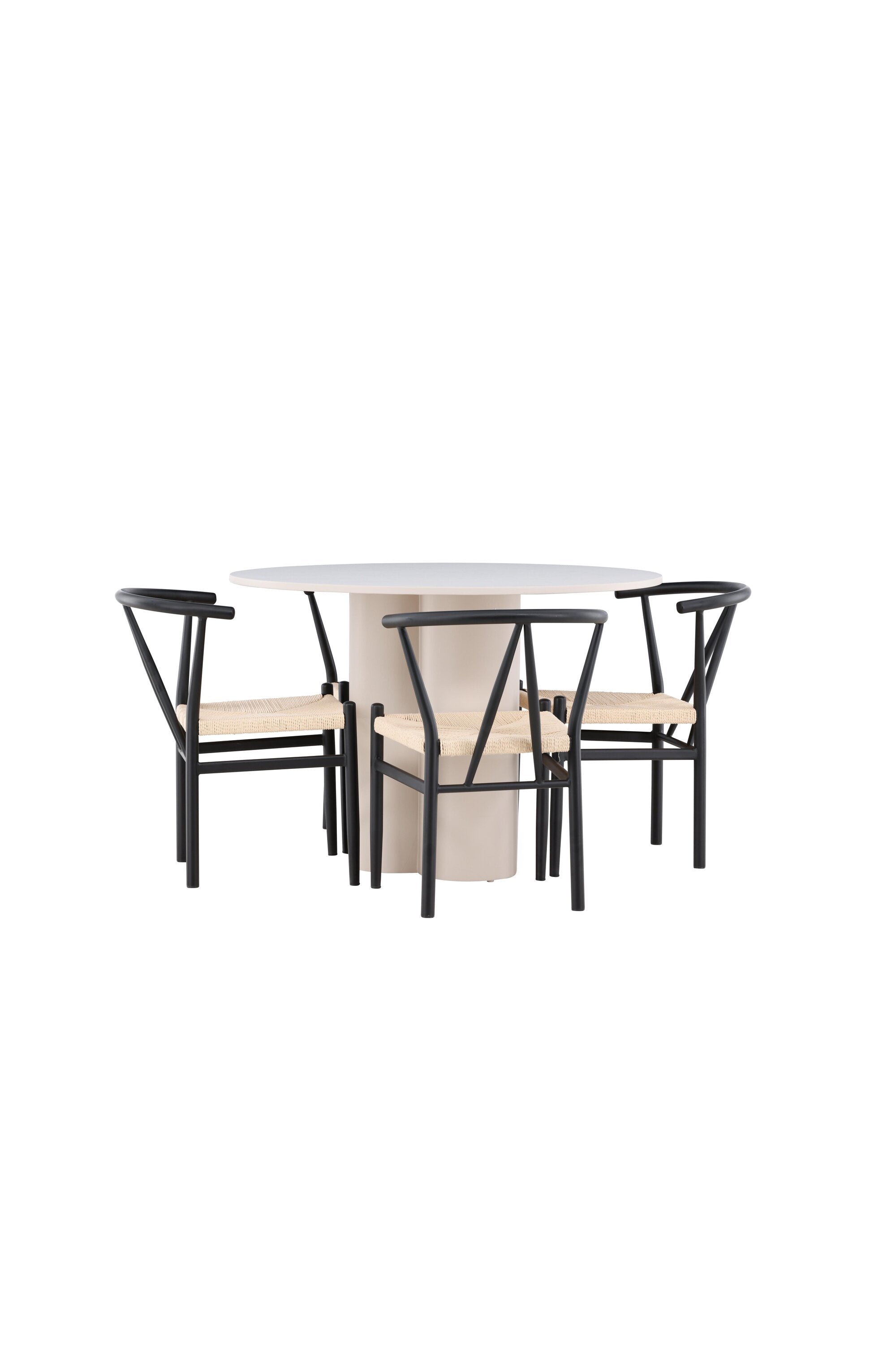 Olivia Matbord med Alfons Matstol-GR Dining Set-Venture Home-peaceofhome.se