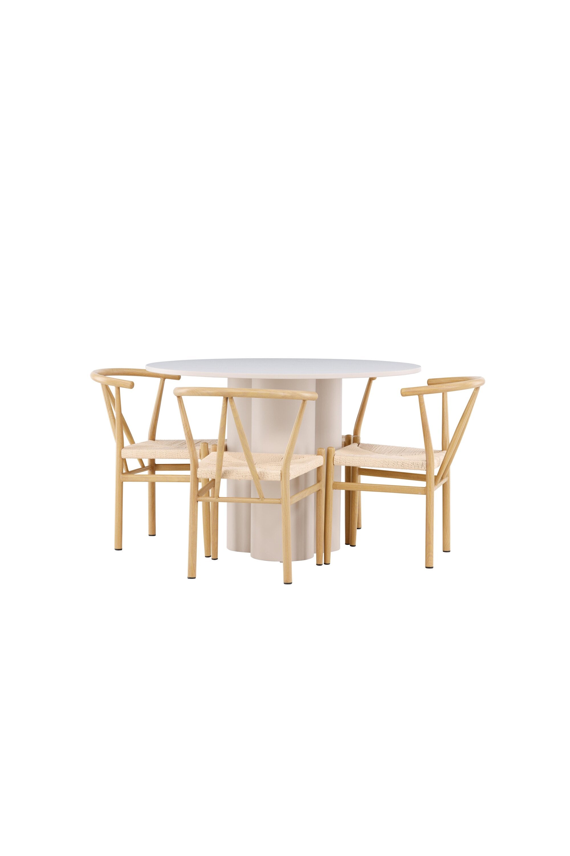 Olivia Matbord med Alfons Matstol-GR Dining Set-Venture Home-peaceofhome.se