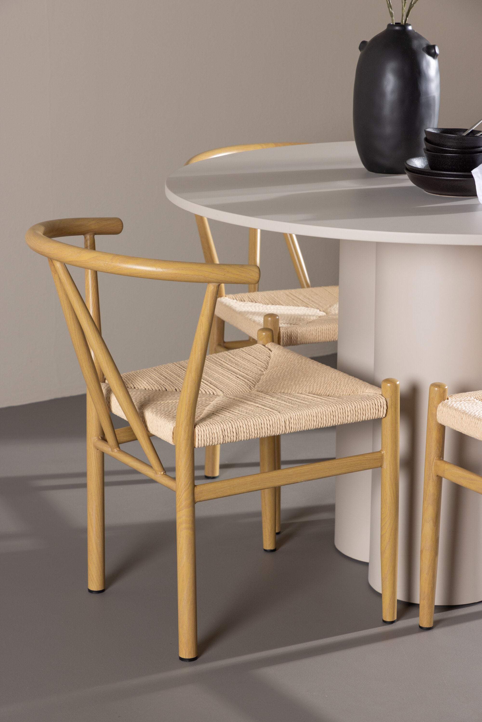 Olivia Matbord med Alfons Matstol-GR Dining Set-Venture Home-peaceofhome.se