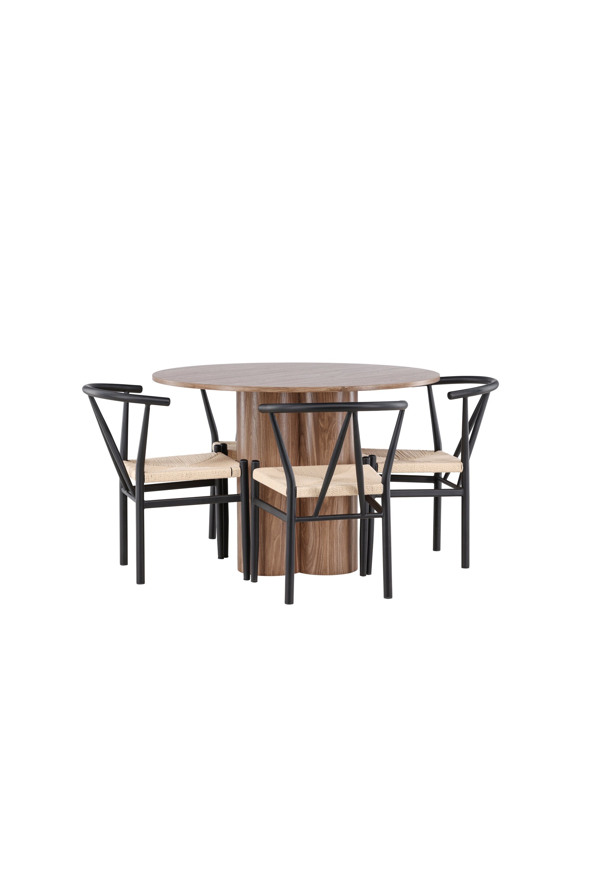 Olivia Matbord med Alfons Matstol-GR Dining Set-Venture Home-peaceofhome.se