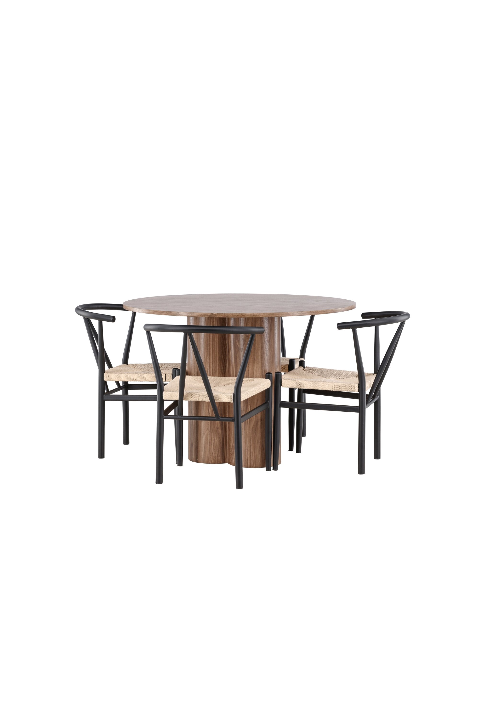 Olivia Matbord med Alfons Matstol-GR Dining Set-Venture Home-peaceofhome.se