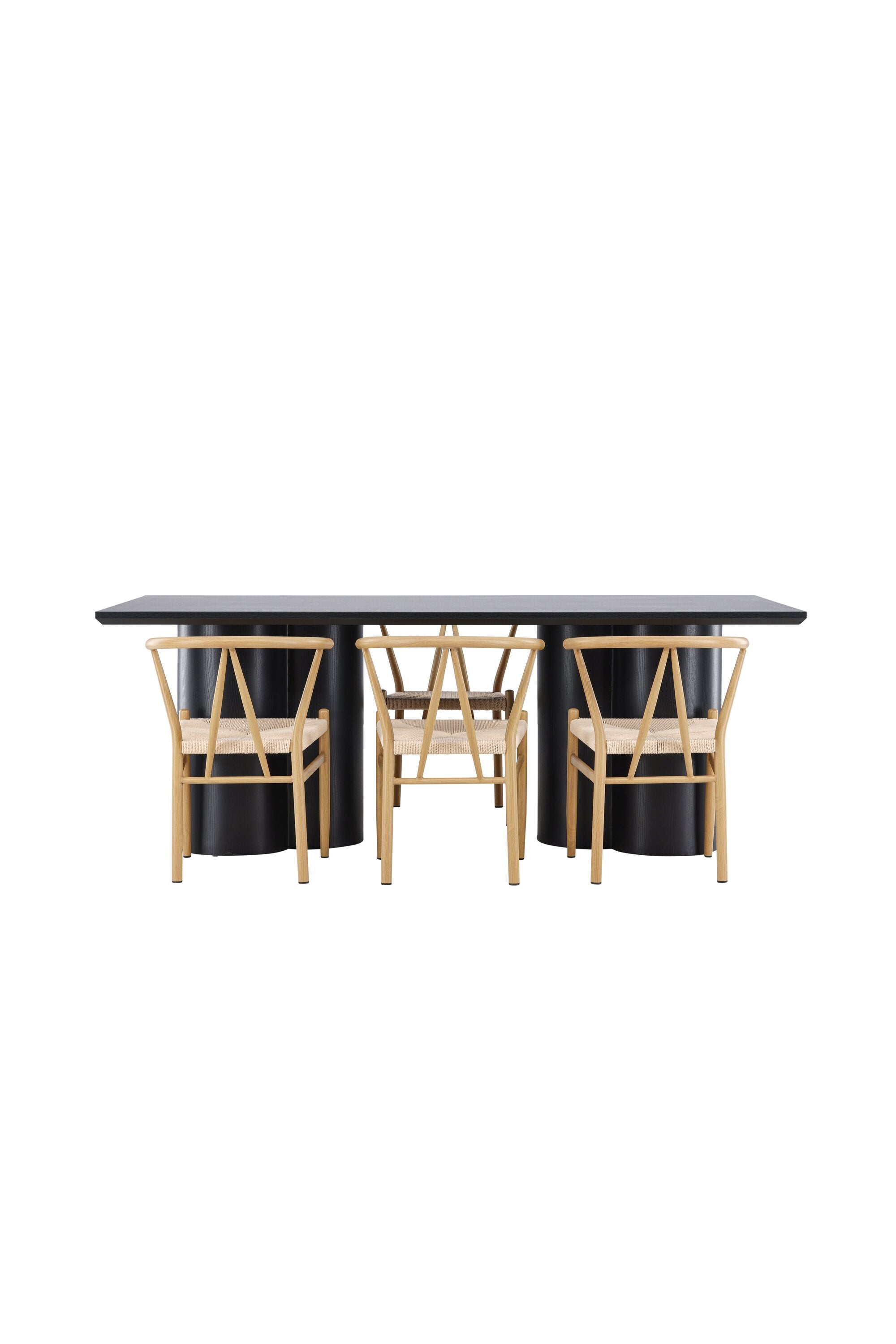 Olivia Matbord med Alfons Matstol-GR Dining Set-Venture Home-peaceofhome.se