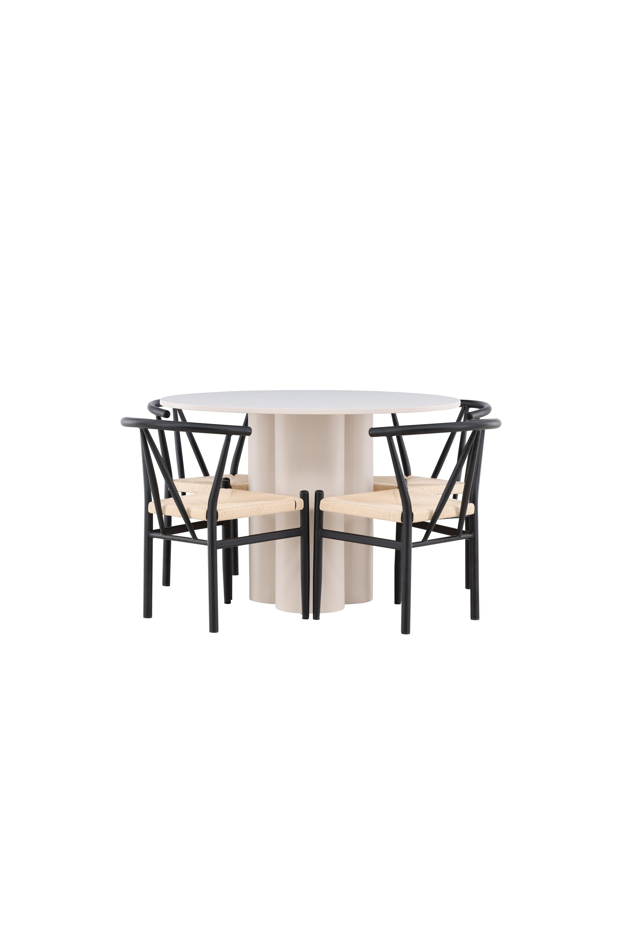 Olivia Matbord med Alfons Matstol-GR Dining Set-Venture Home-peaceofhome.se