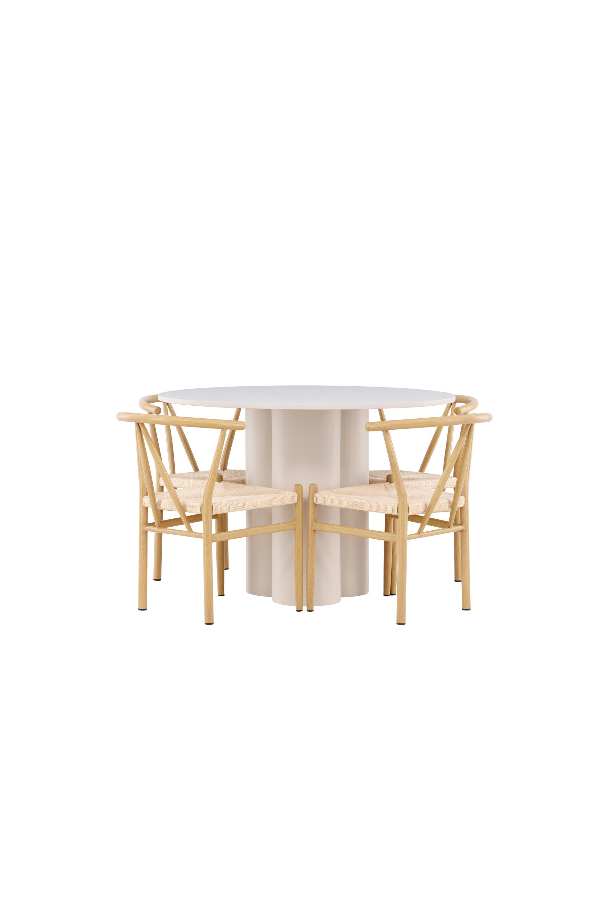 Olivia Matbord med Alfons Matstol-GR Dining Set-Venture Home-peaceofhome.se