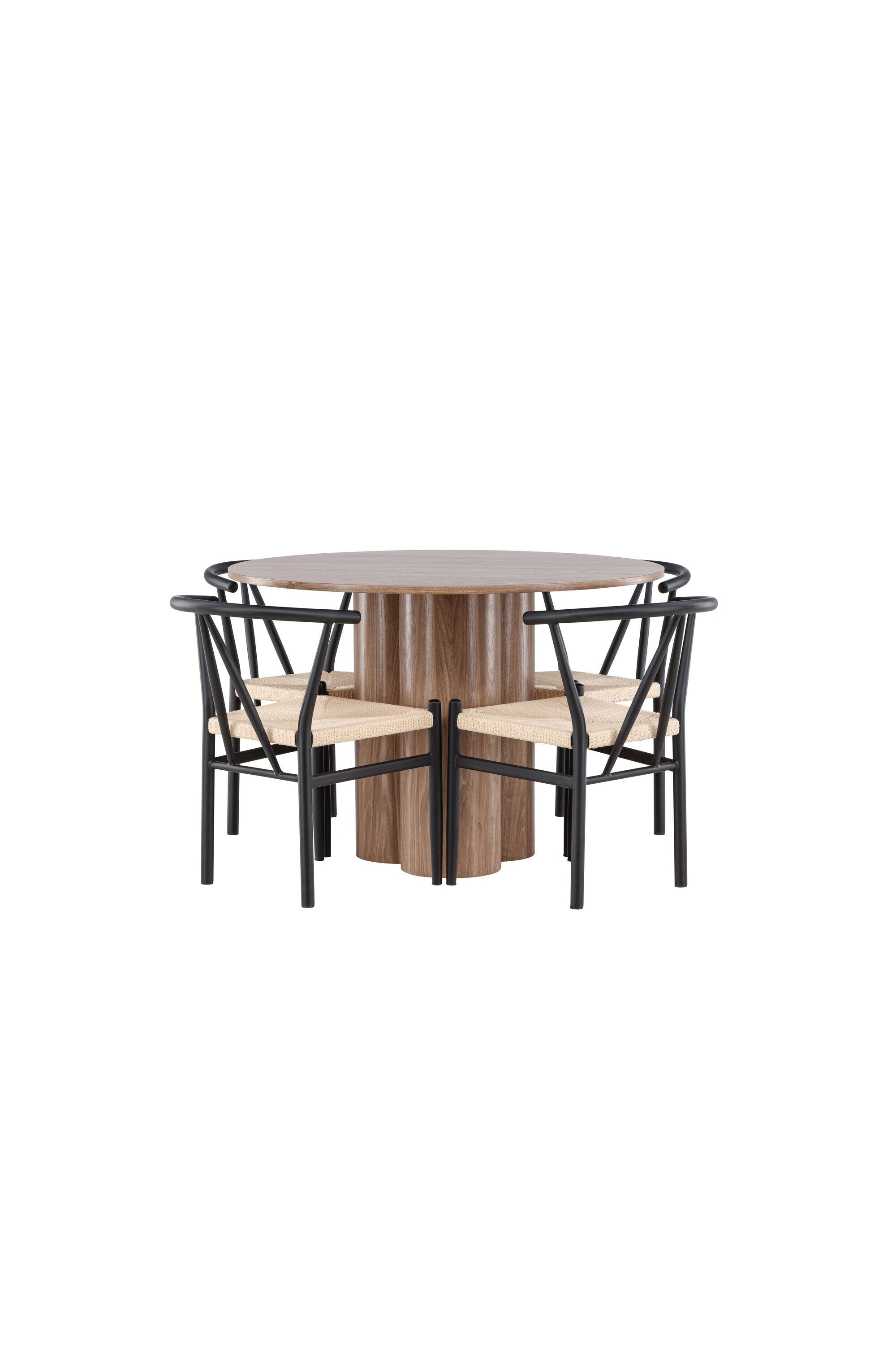 Olivia Matbord med Alfons Matstol-GR Dining Set-Venture Home-peaceofhome.se