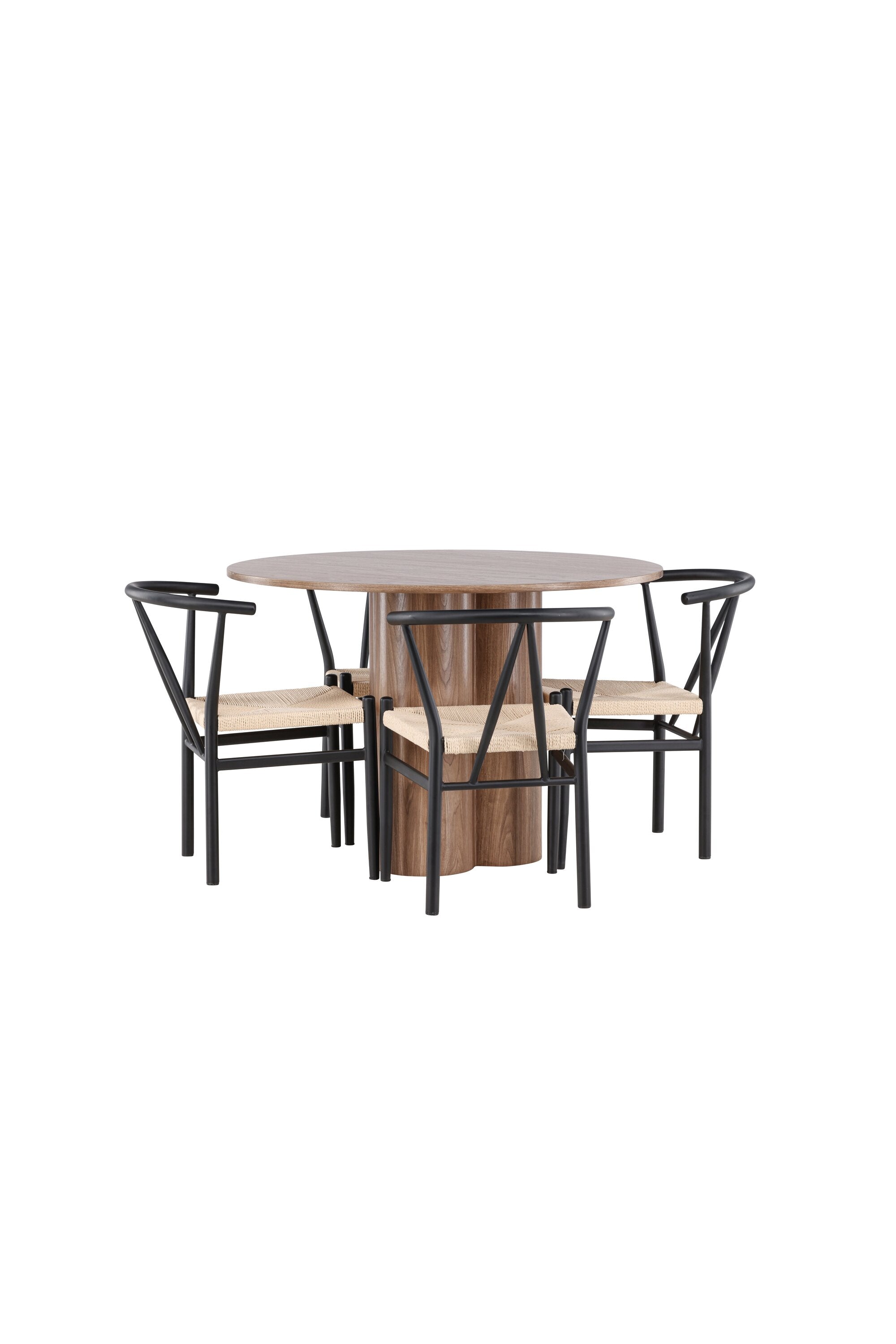 Olivia Matbord med Alfons Matstol-GR Dining Set-Venture Home-peaceofhome.se