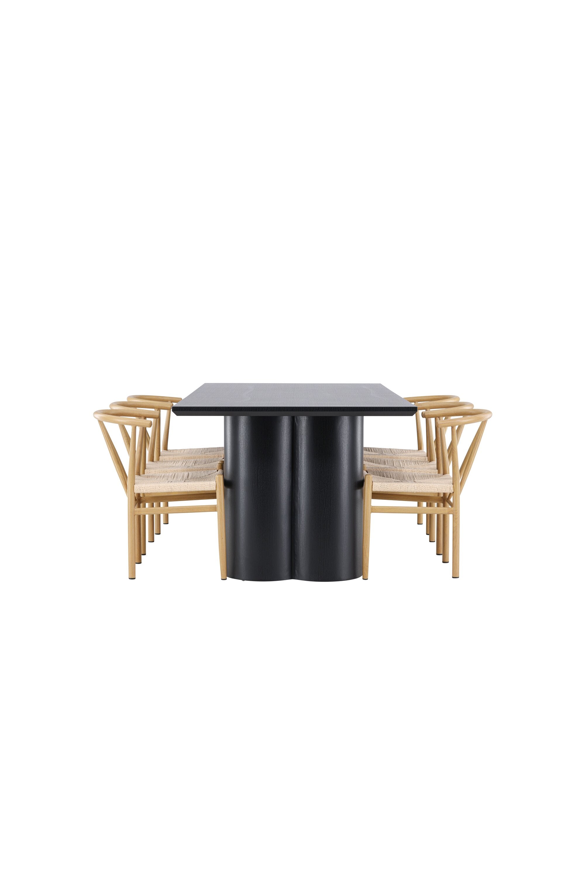 Olivia Matbord med Alfons Matstol-GR Dining Set-Venture Home-peaceofhome.se