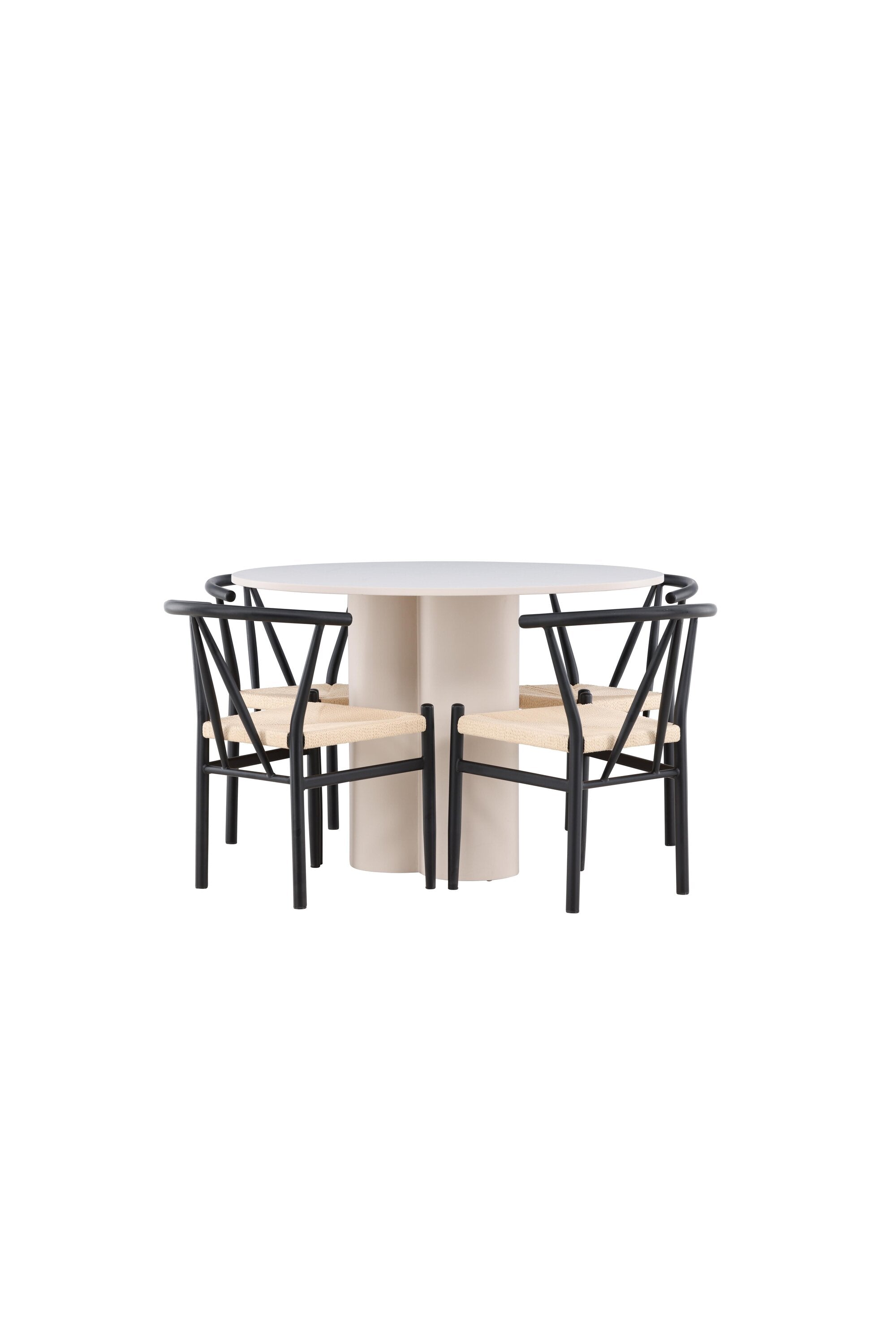 Olivia Matbord med Alfons Matstol-GR Dining Set-Venture Home-peaceofhome.se