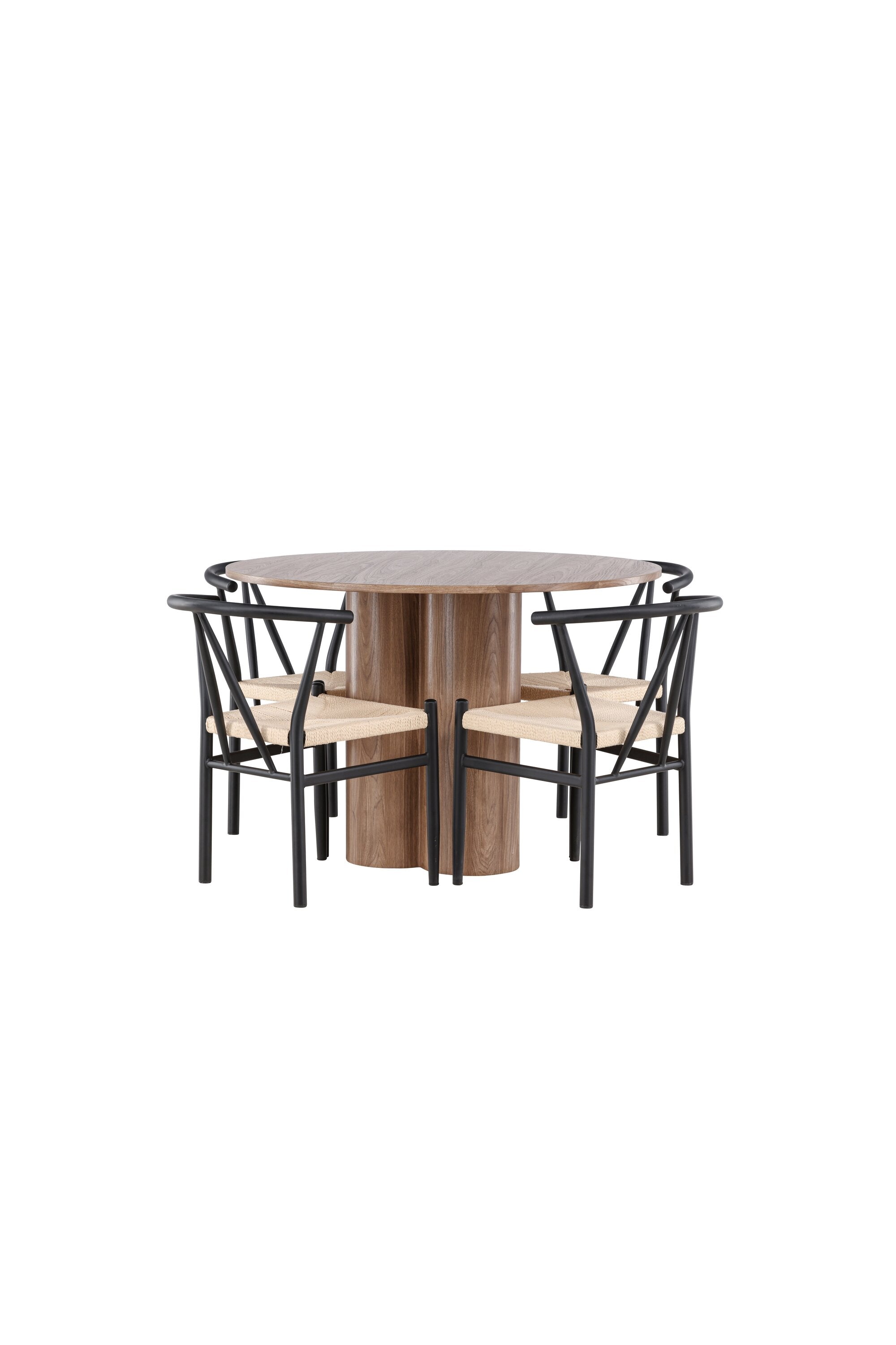 Olivia Matbord med Alfons Matstol-GR Dining Set-Venture Home-peaceofhome.se