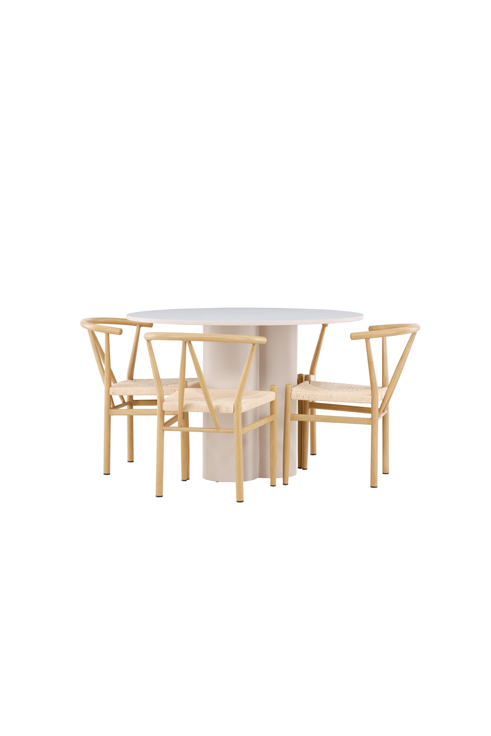 Olivia Matbord med Alfons Matstol-GR Dining Set-Venture Home-peaceofhome.se