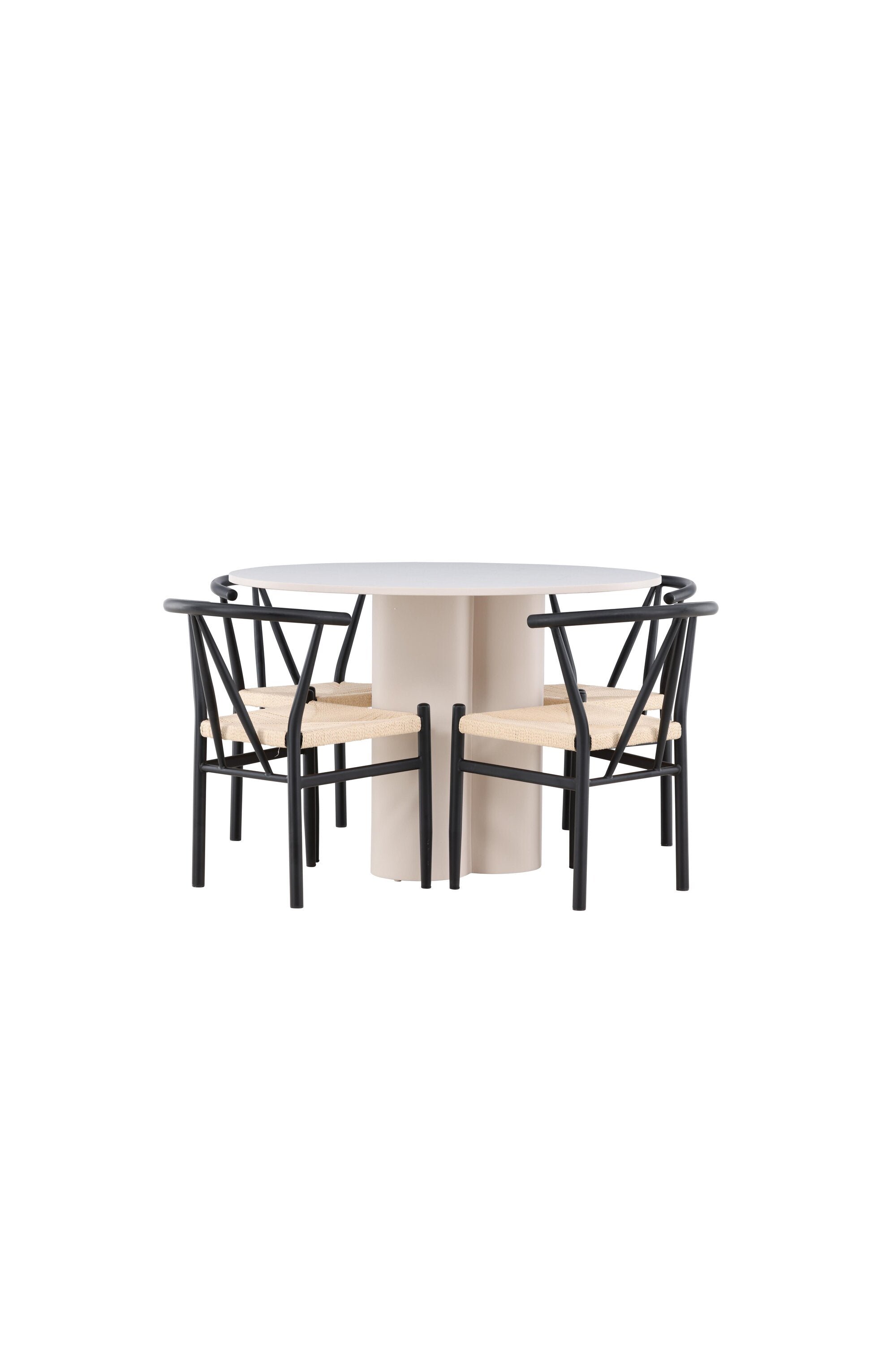 Olivia Matbord med Alfons Matstol-GR Dining Set-Venture Home-peaceofhome.se