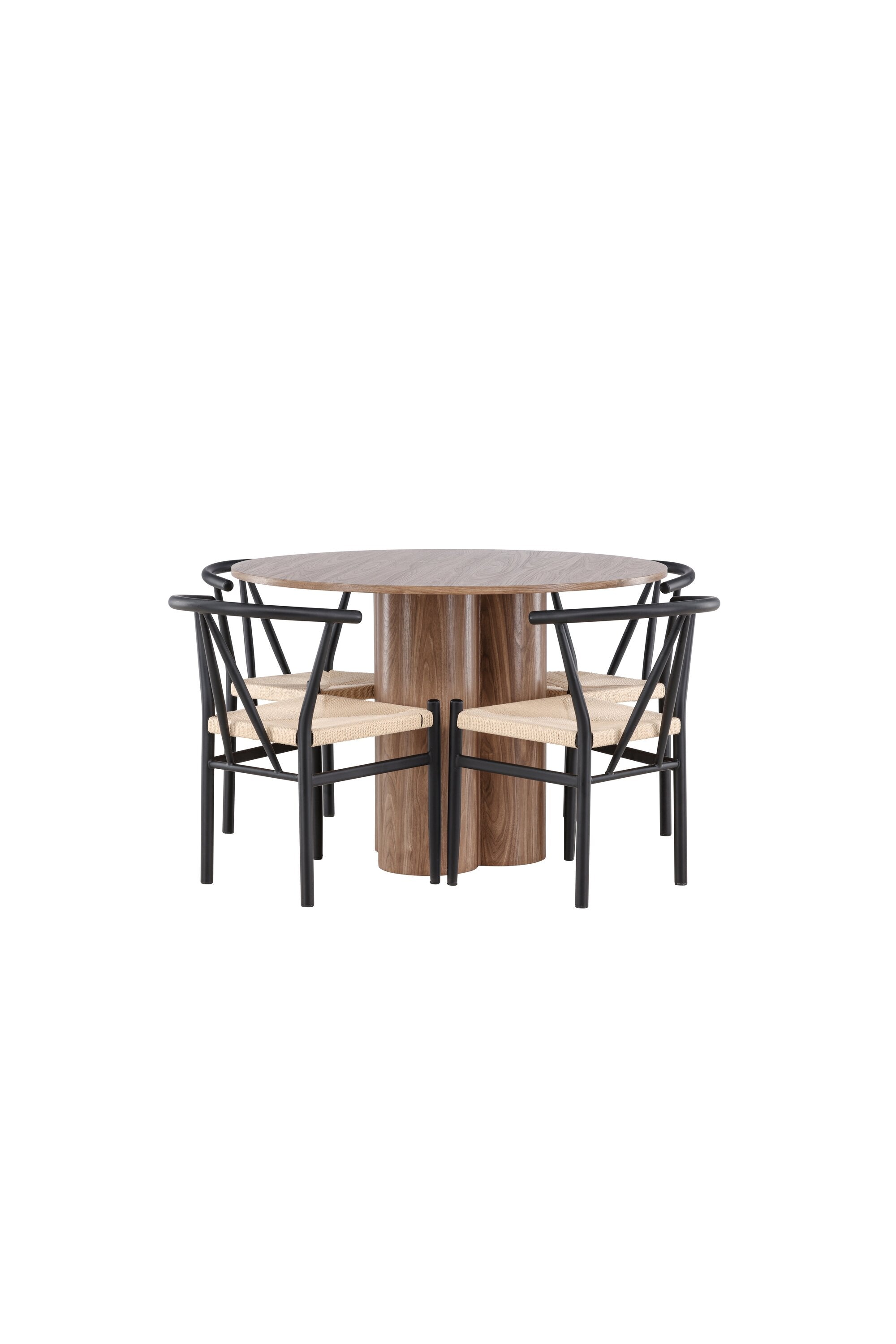 Olivia Matbord med Alfons Matstol-GR Dining Set-Venture Home-peaceofhome.se