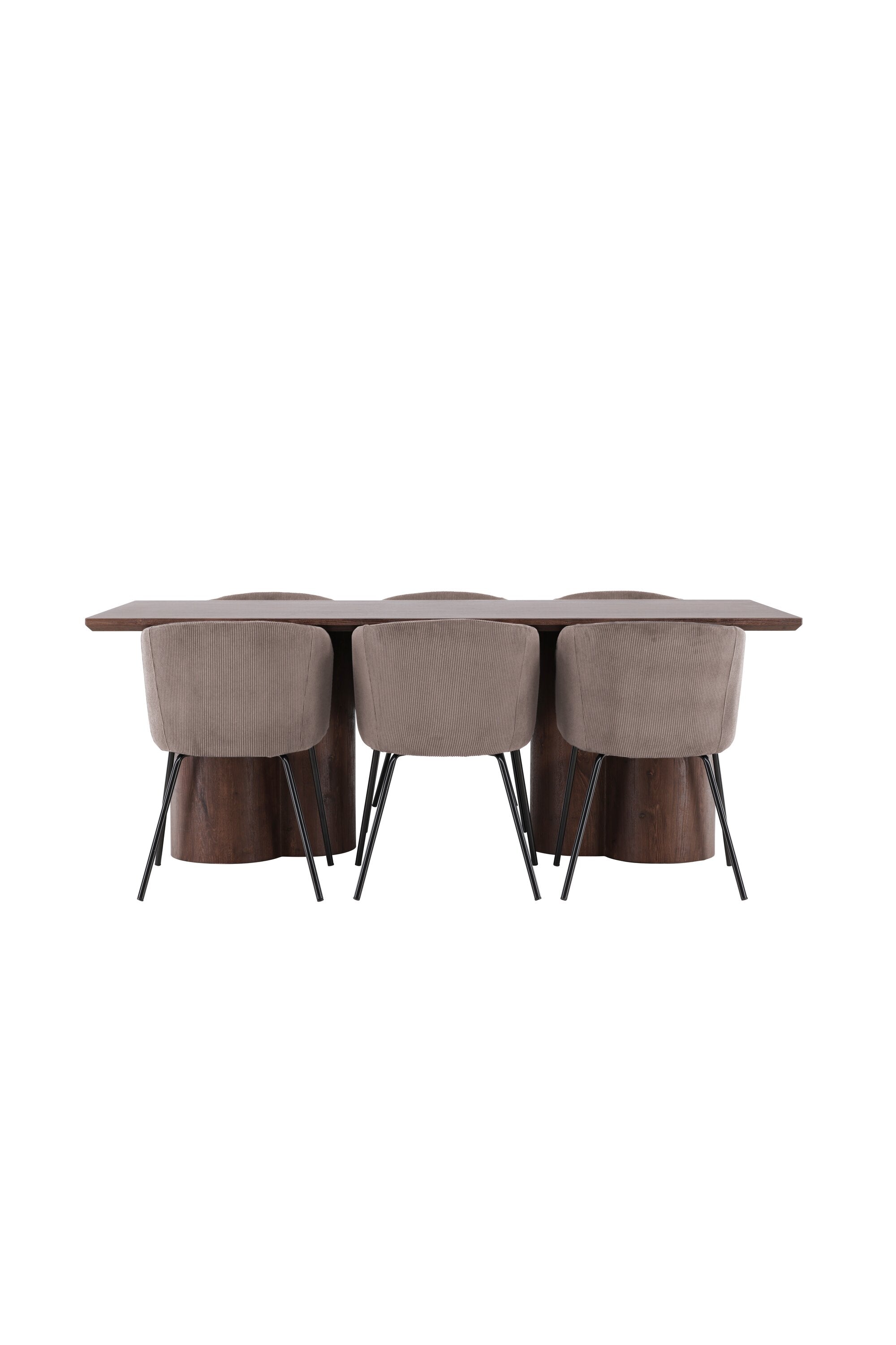 Olivia Matbord med Berit Matstol-GR Dining Set-Venture Home-peaceofhome.se