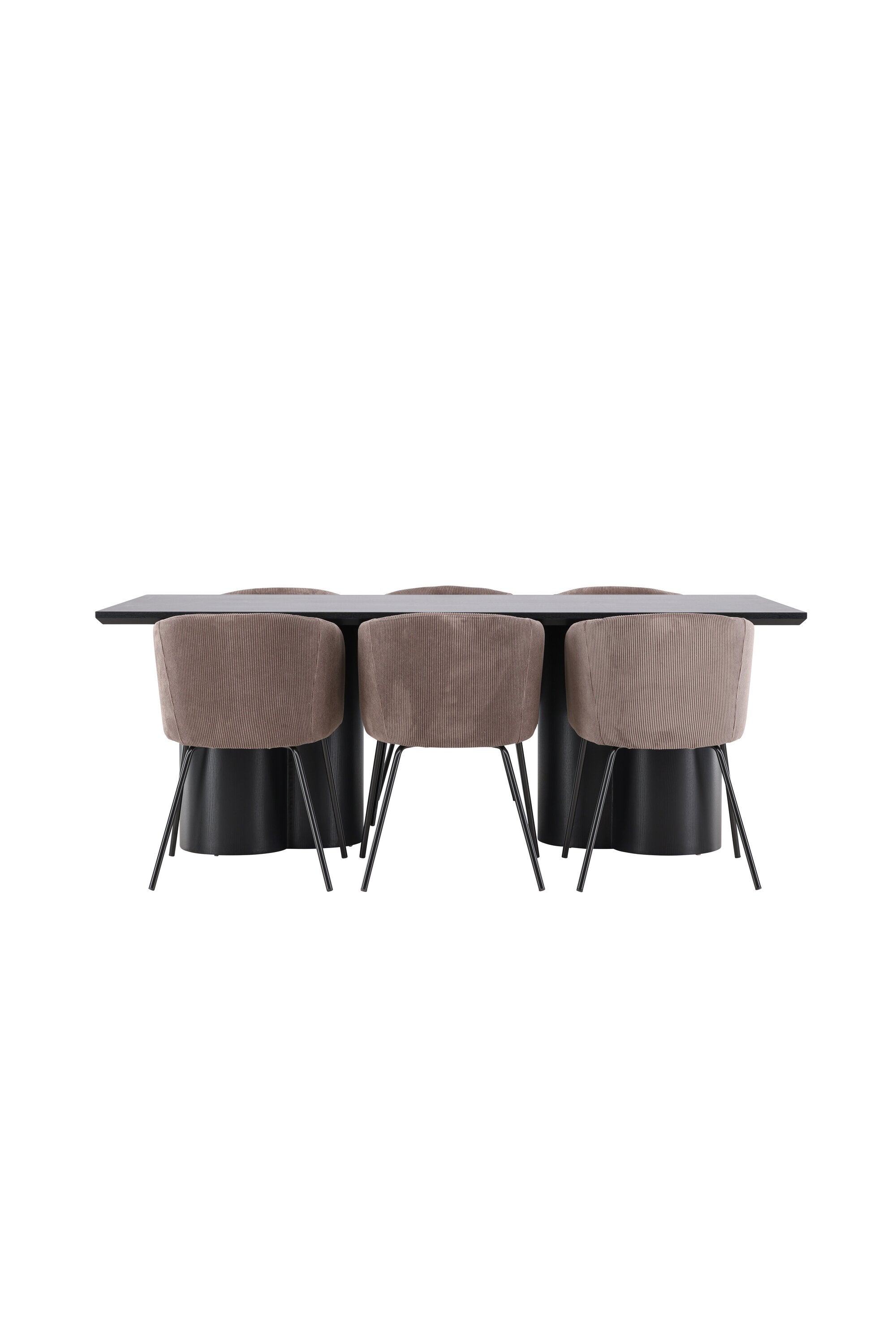 Olivia Matbord med Berit Matstol-GR Dining Set-Venture Home-peaceofhome.se