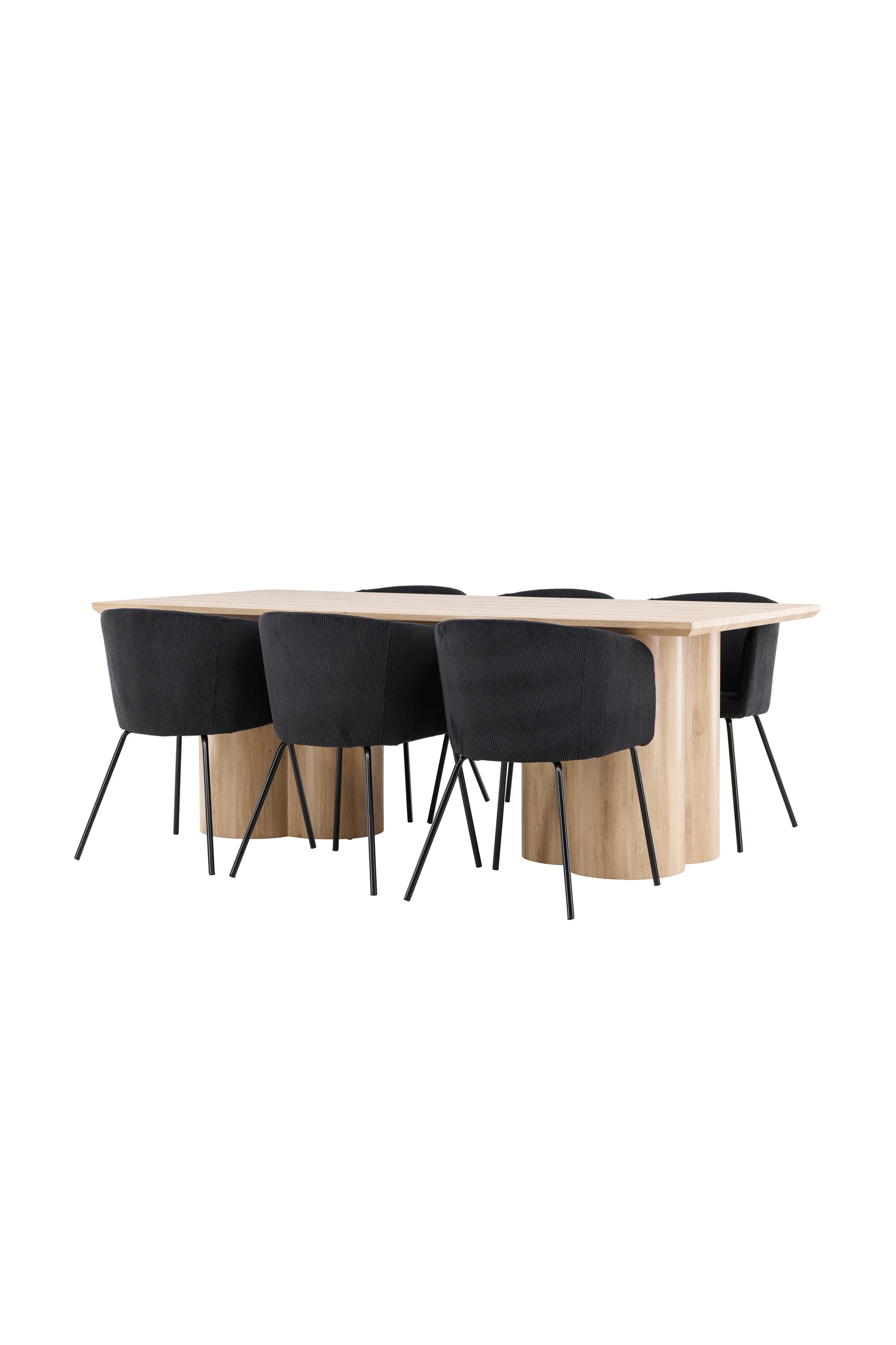 Olivia Matbord med Berit Matstol-GR Dining Set-Venture Home-peaceofhome.se