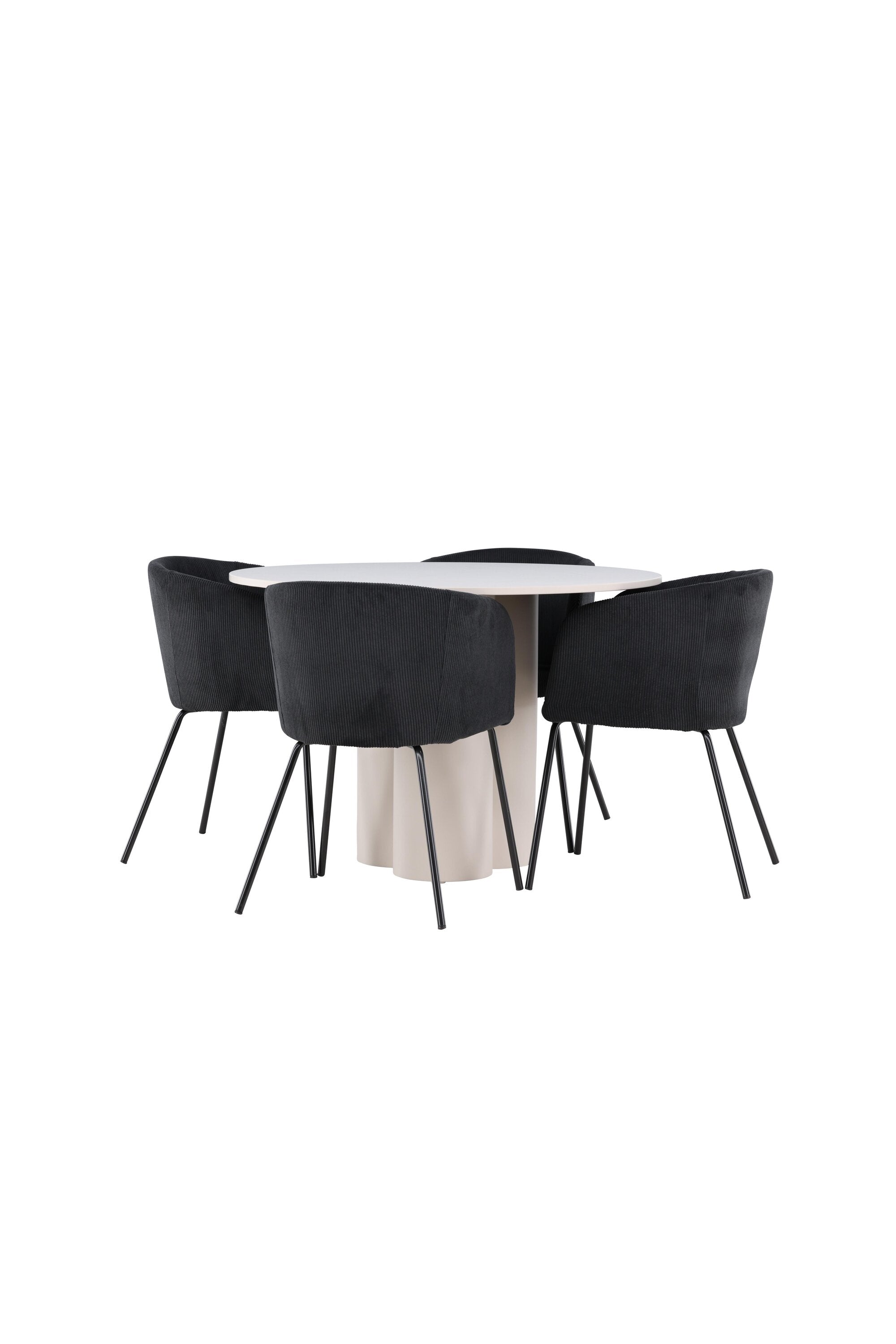 Olivia Matbord med Berit Matstol-GR Dining Set-Venture Home-peaceofhome.se