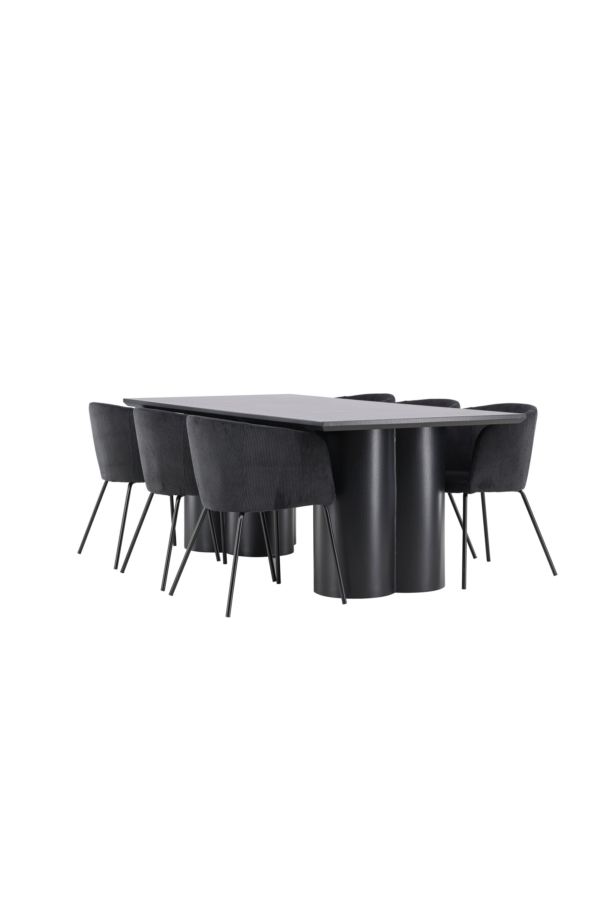 Olivia Matbord med Berit Matstol-GR Dining Set-Venture Home-peaceofhome.se