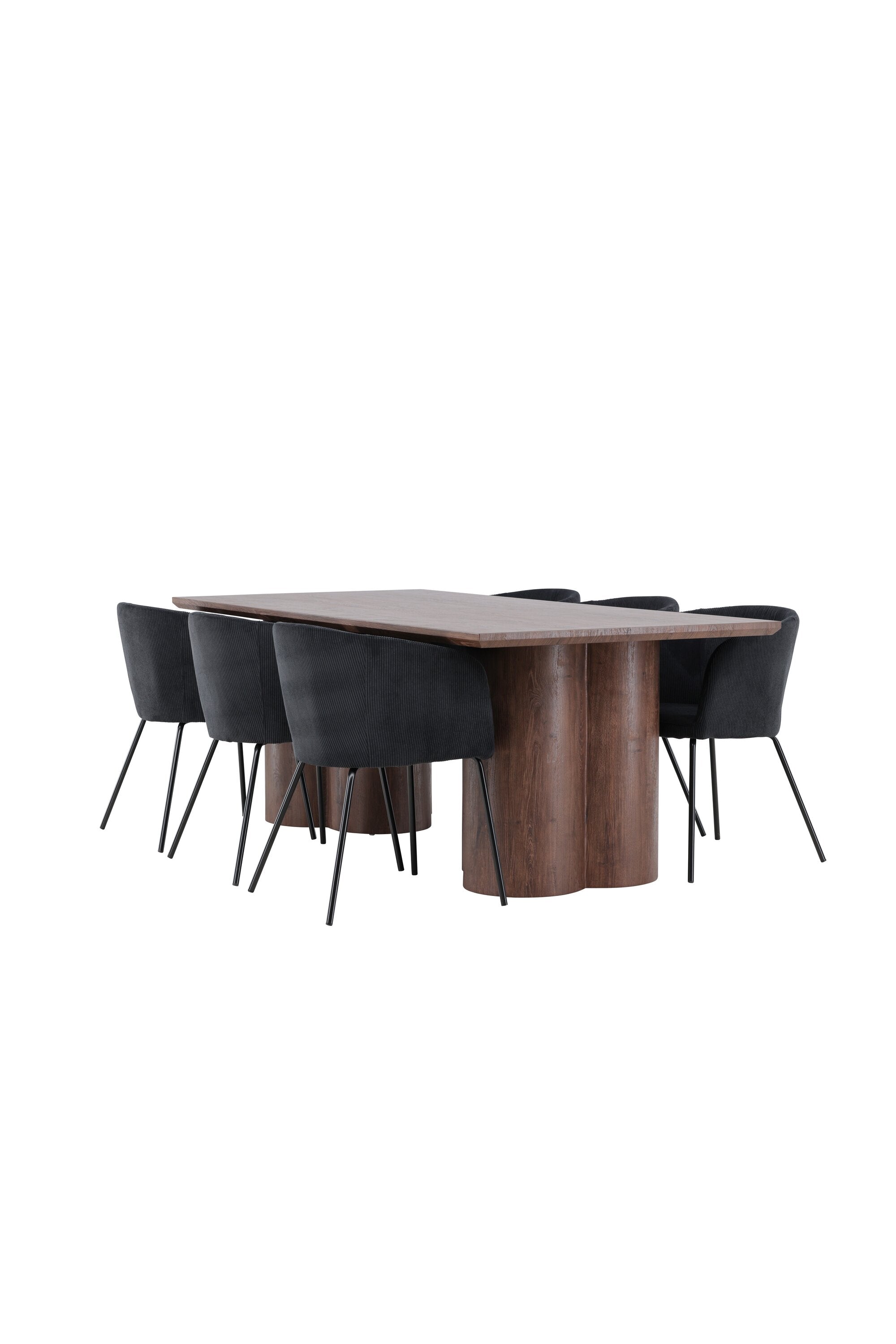 Olivia Matbord med Berit Matstol-GR Dining Set-Venture Home-peaceofhome.se