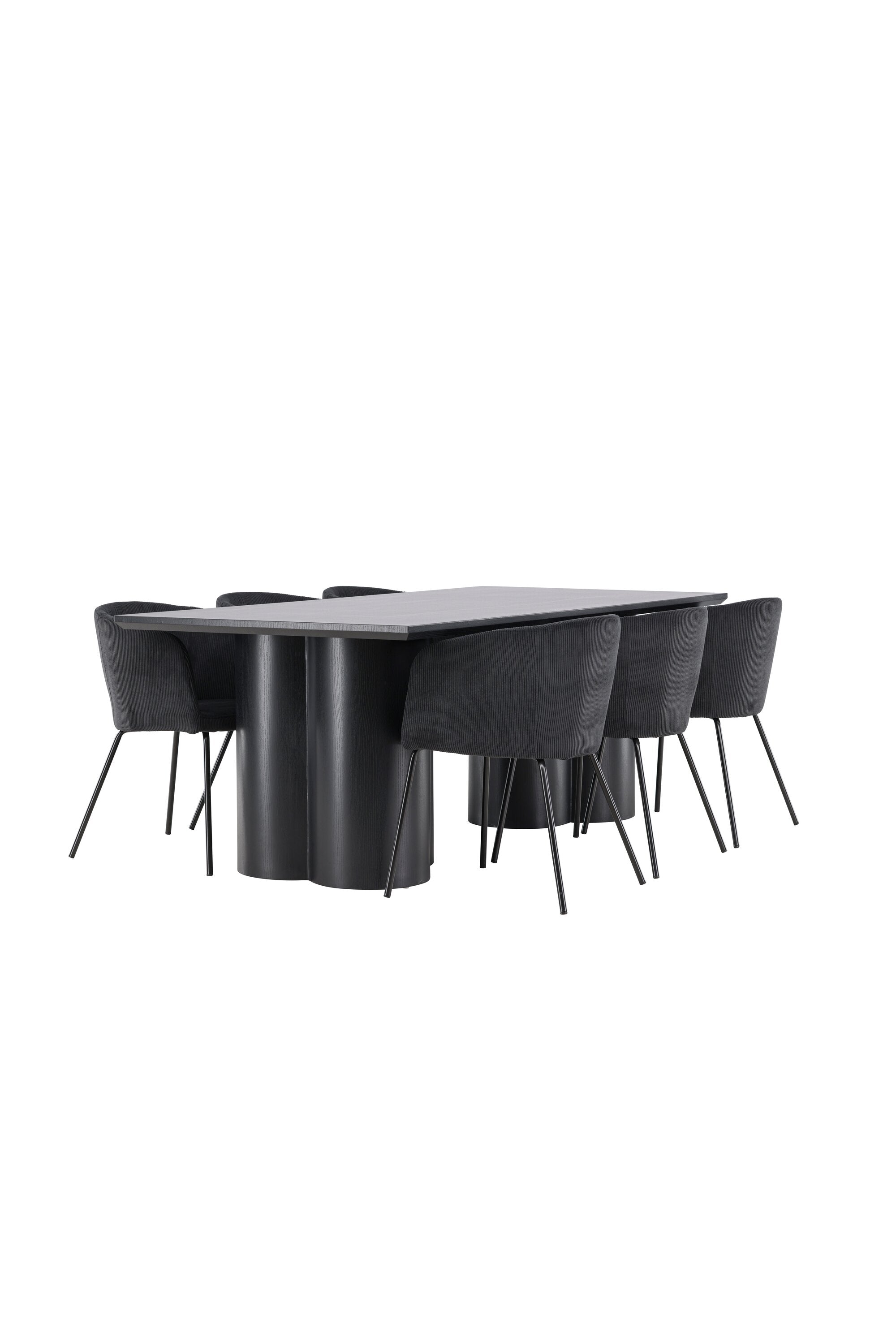 Olivia Matbord med Berit Matstol-GR Dining Set-Venture Home-peaceofhome.se