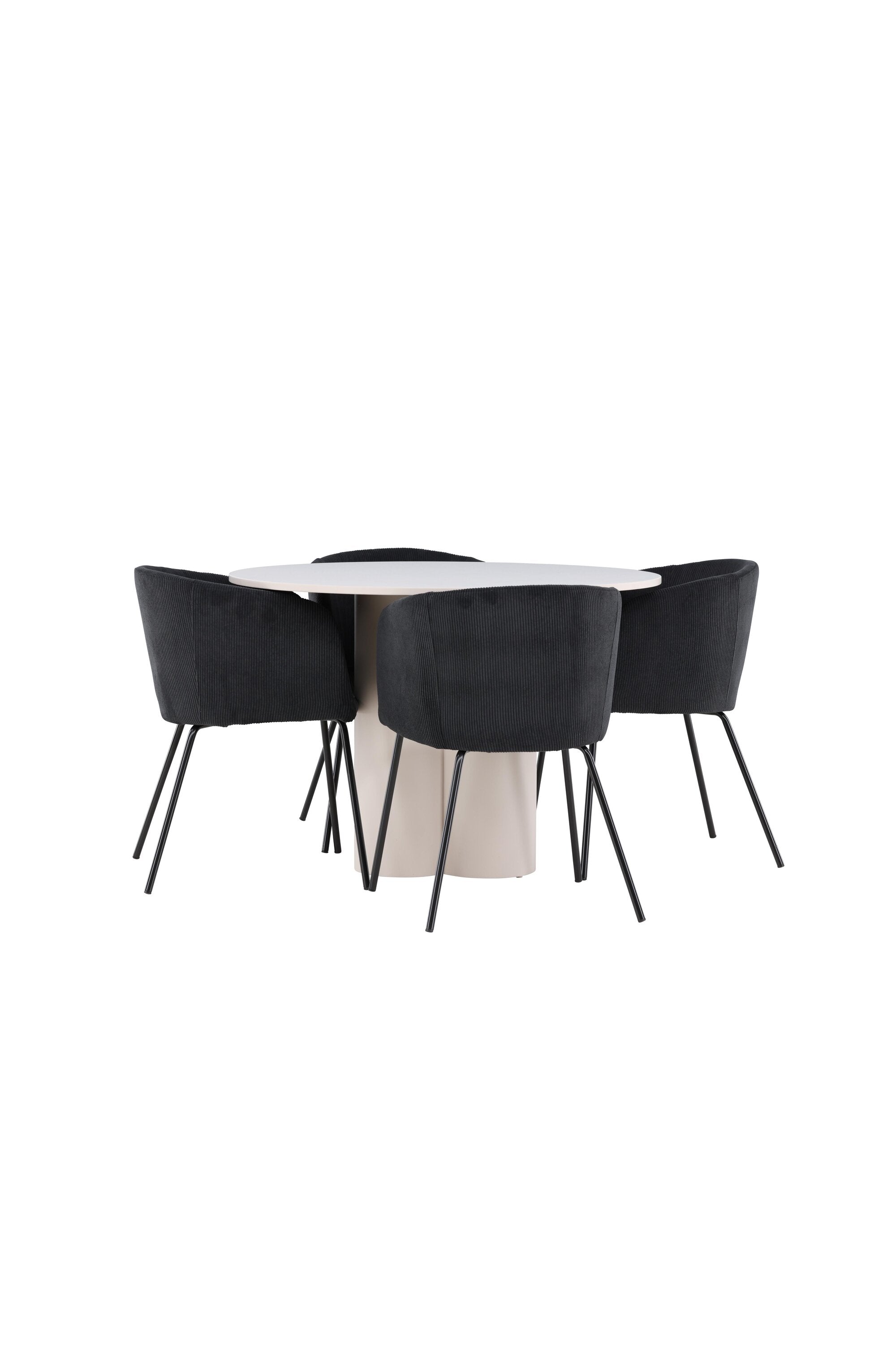 Olivia Matbord med Berit Matstol-GR Dining Set-Venture Home-peaceofhome.se