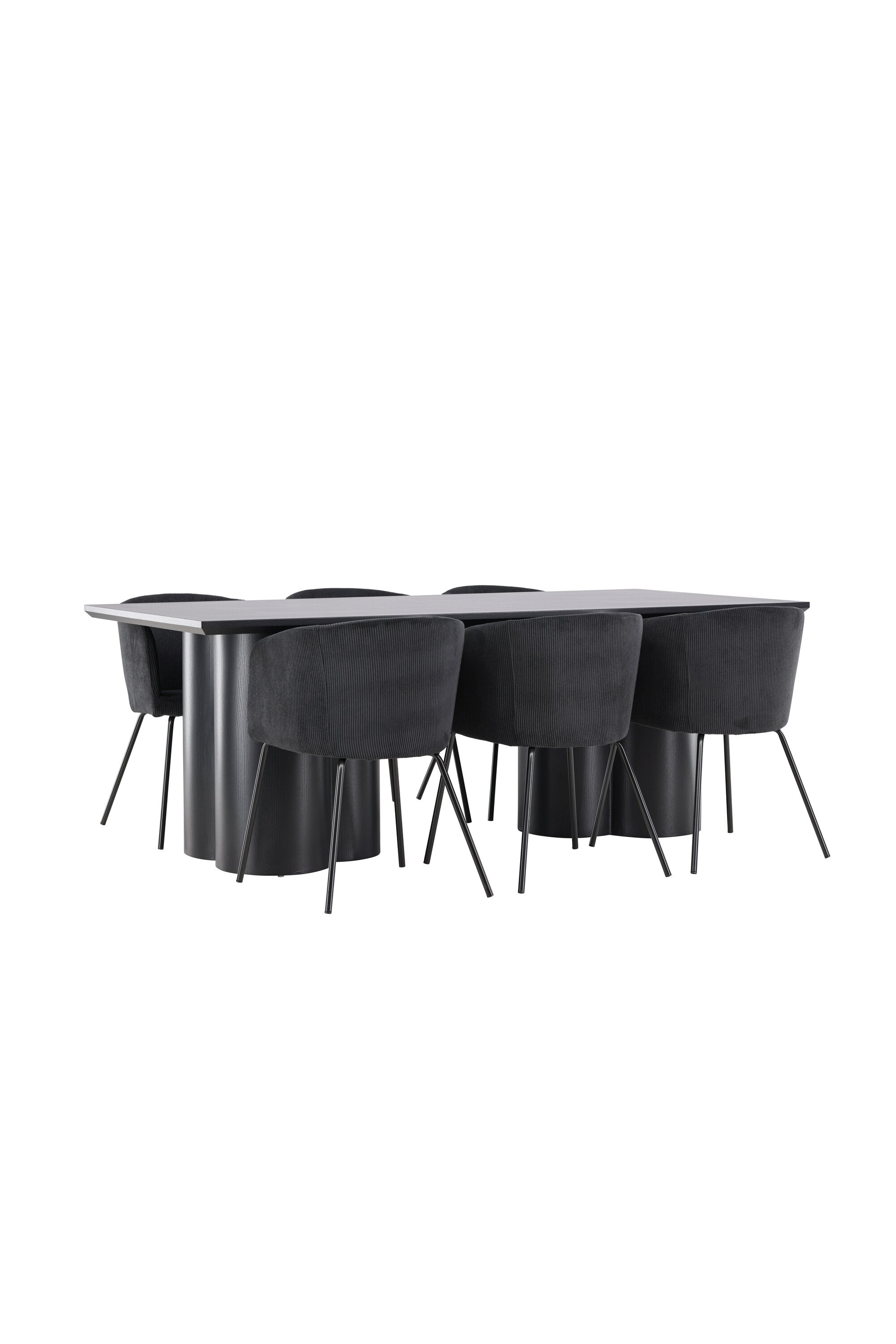 Olivia Matbord med Berit Matstol-GR Dining Set-Venture Home-peaceofhome.se