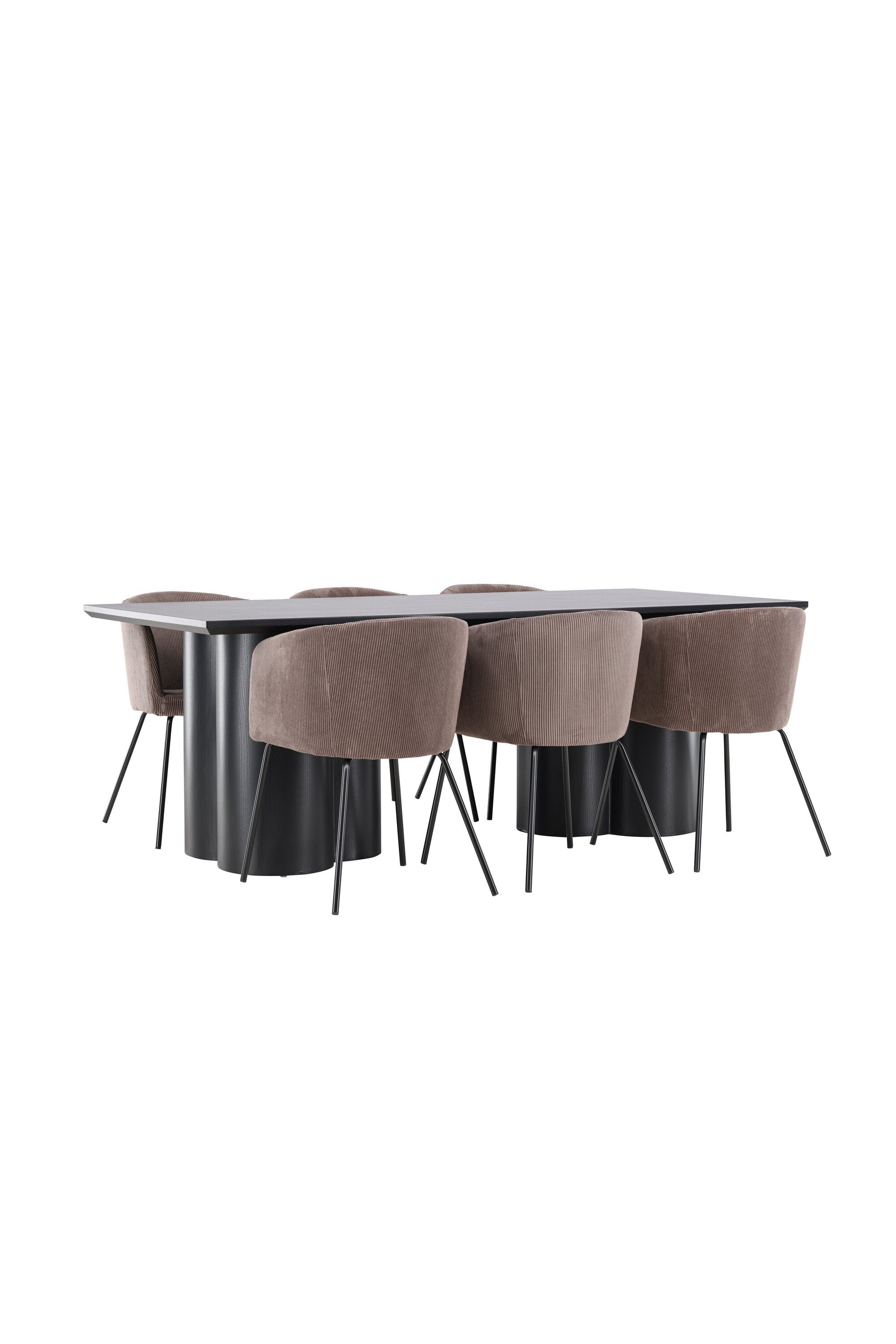 Olivia Matbord med Berit Matstol-GR Dining Set-Venture Home-peaceofhome.se