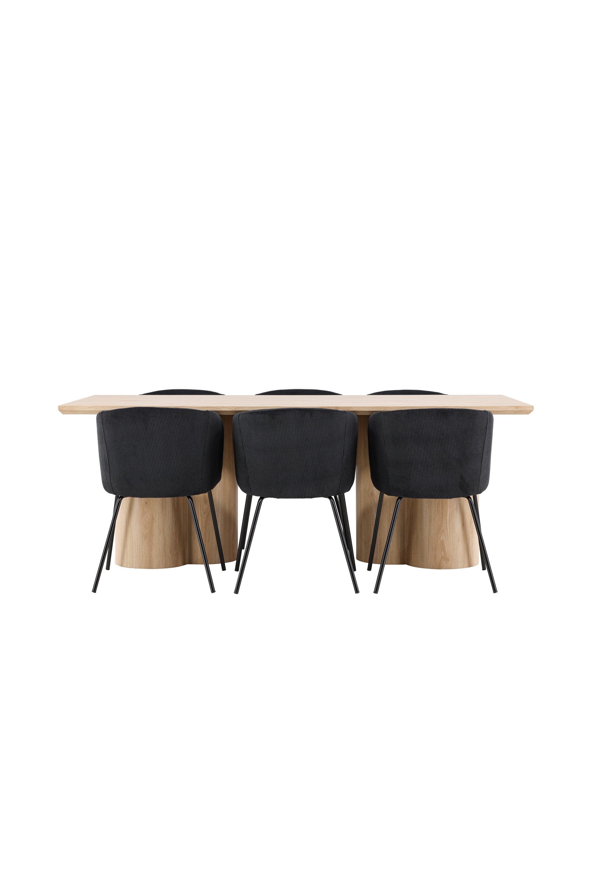 Olivia Matbord med Berit Matstol-GR Dining Set-Venture Home-peaceofhome.se