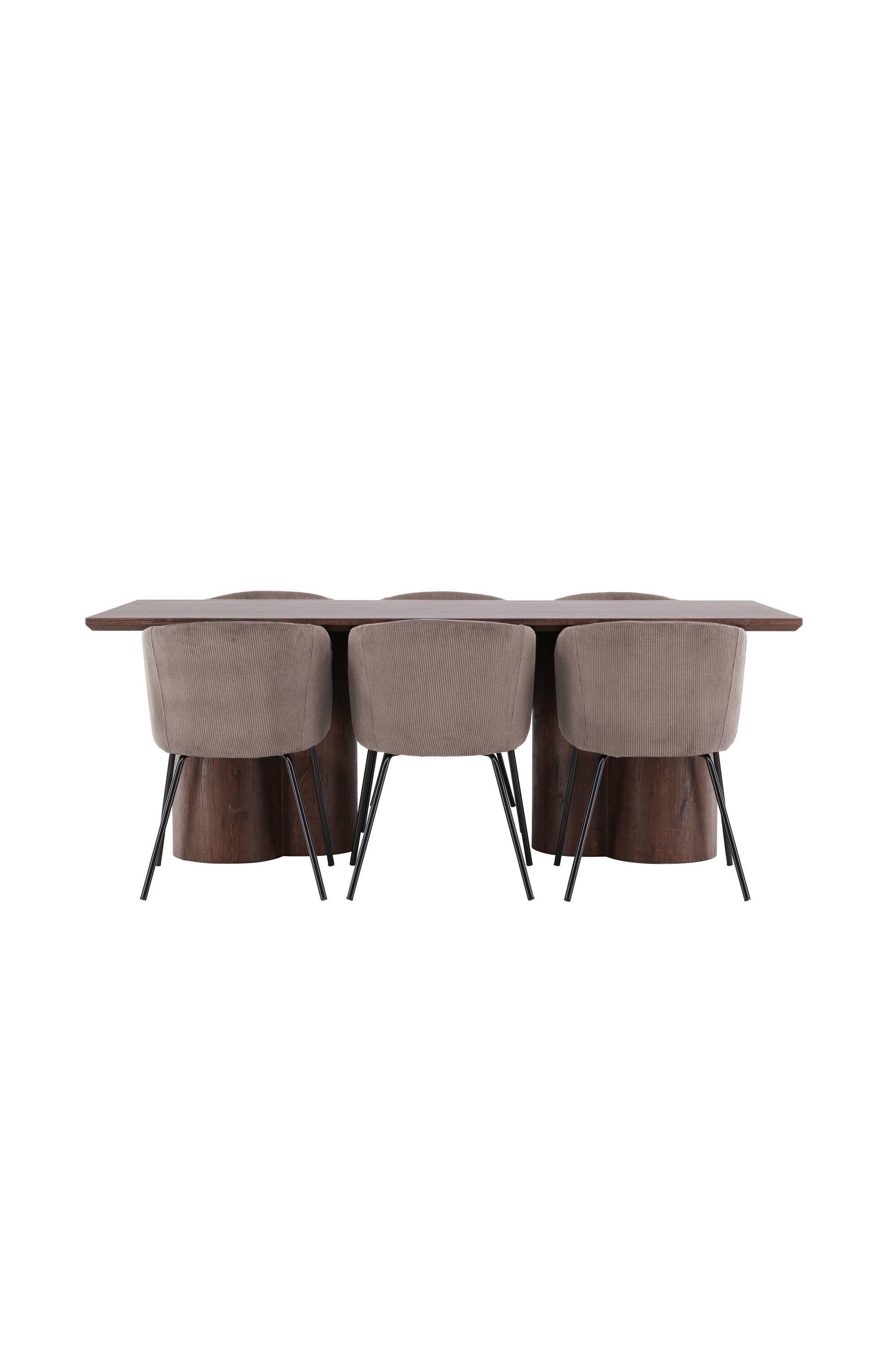 Olivia Matbord med Berit Matstol-GR Dining Set-Venture Home-peaceofhome.se