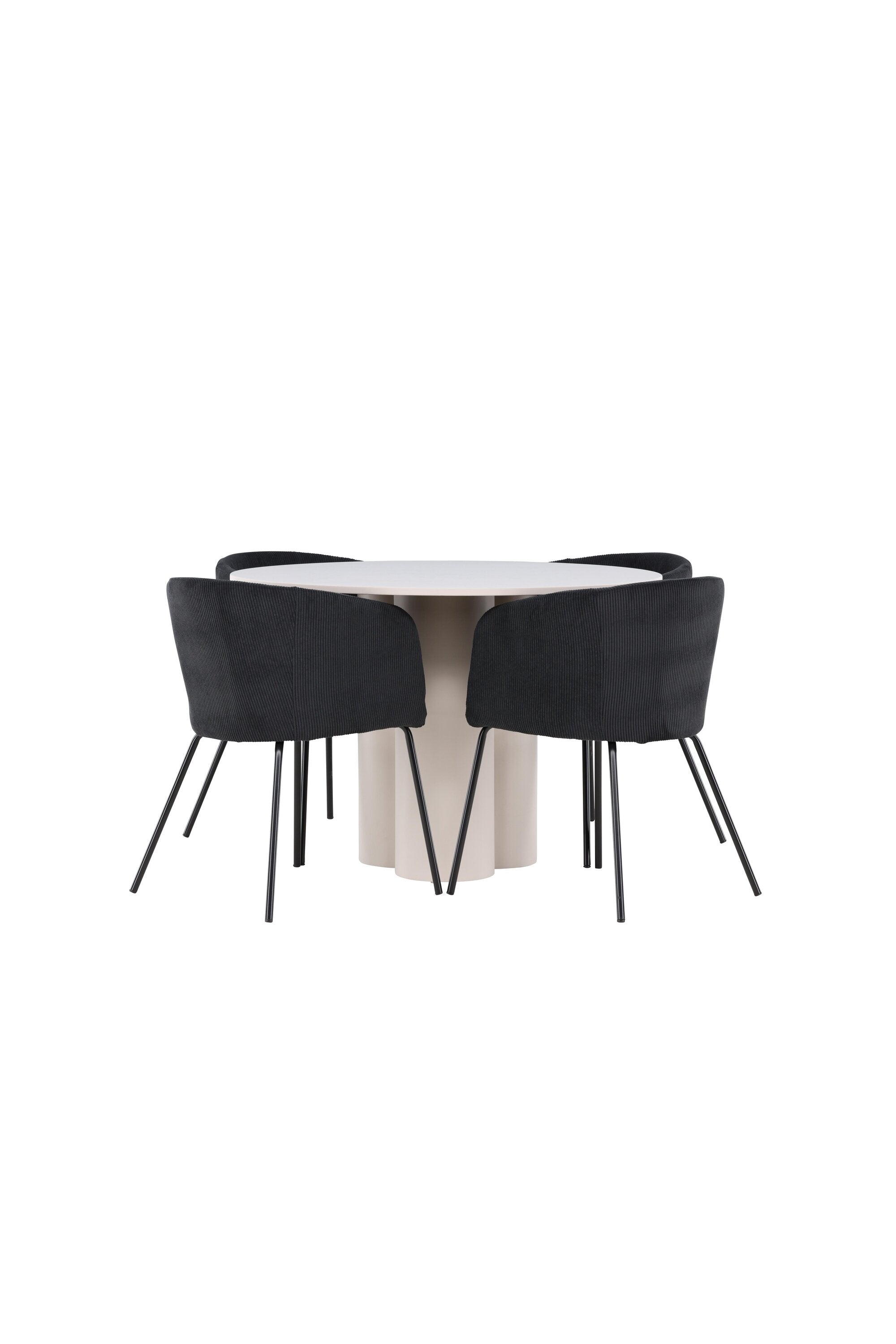 Olivia Matbord med Berit Matstol-GR Dining Set-Venture Home-peaceofhome.se